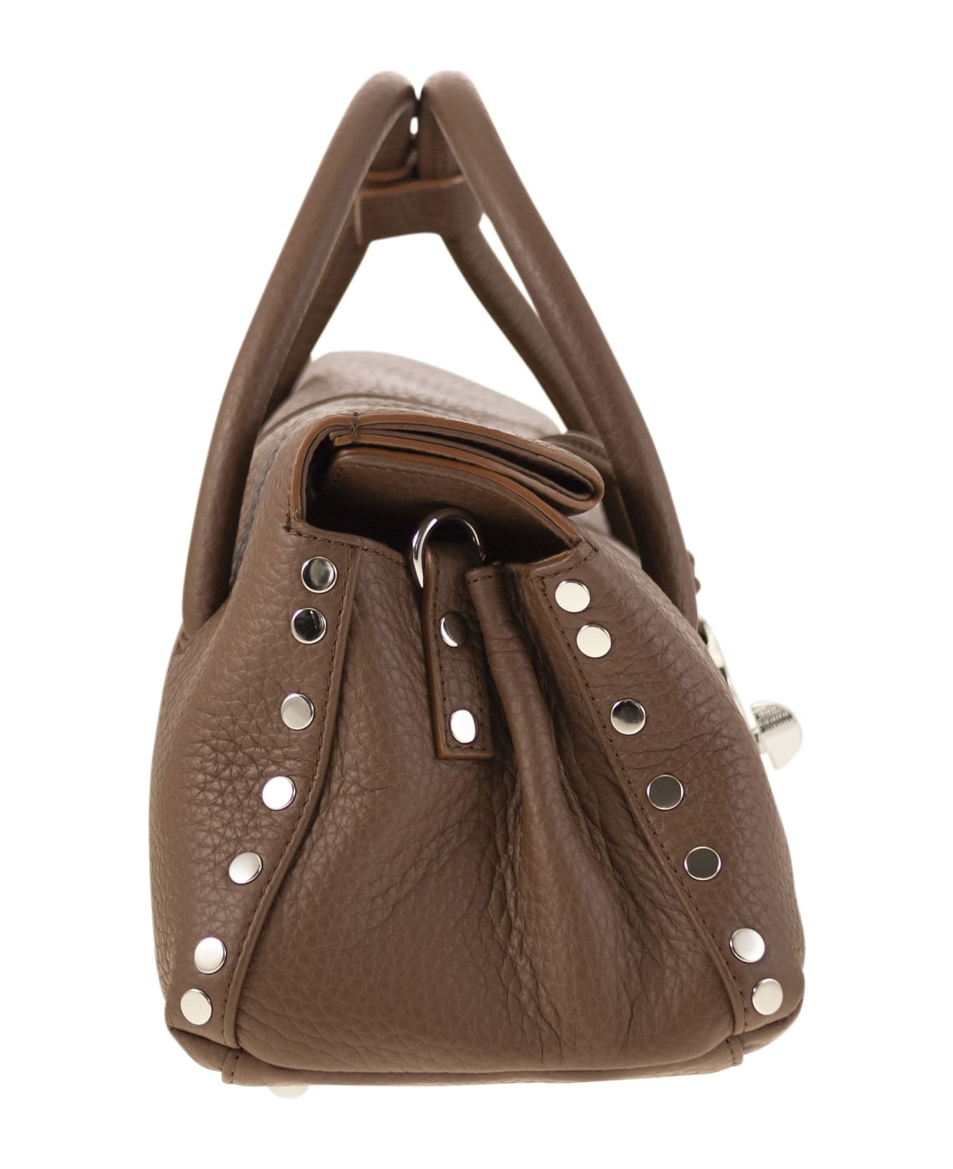Zanellato Dotta - Grained Leather Bag S - Brown