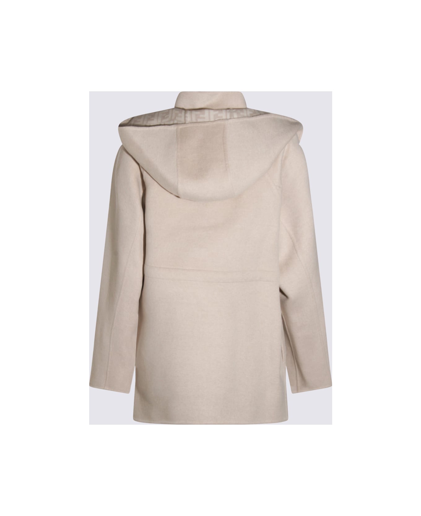 Fendi Beige Wool Coat - Calce