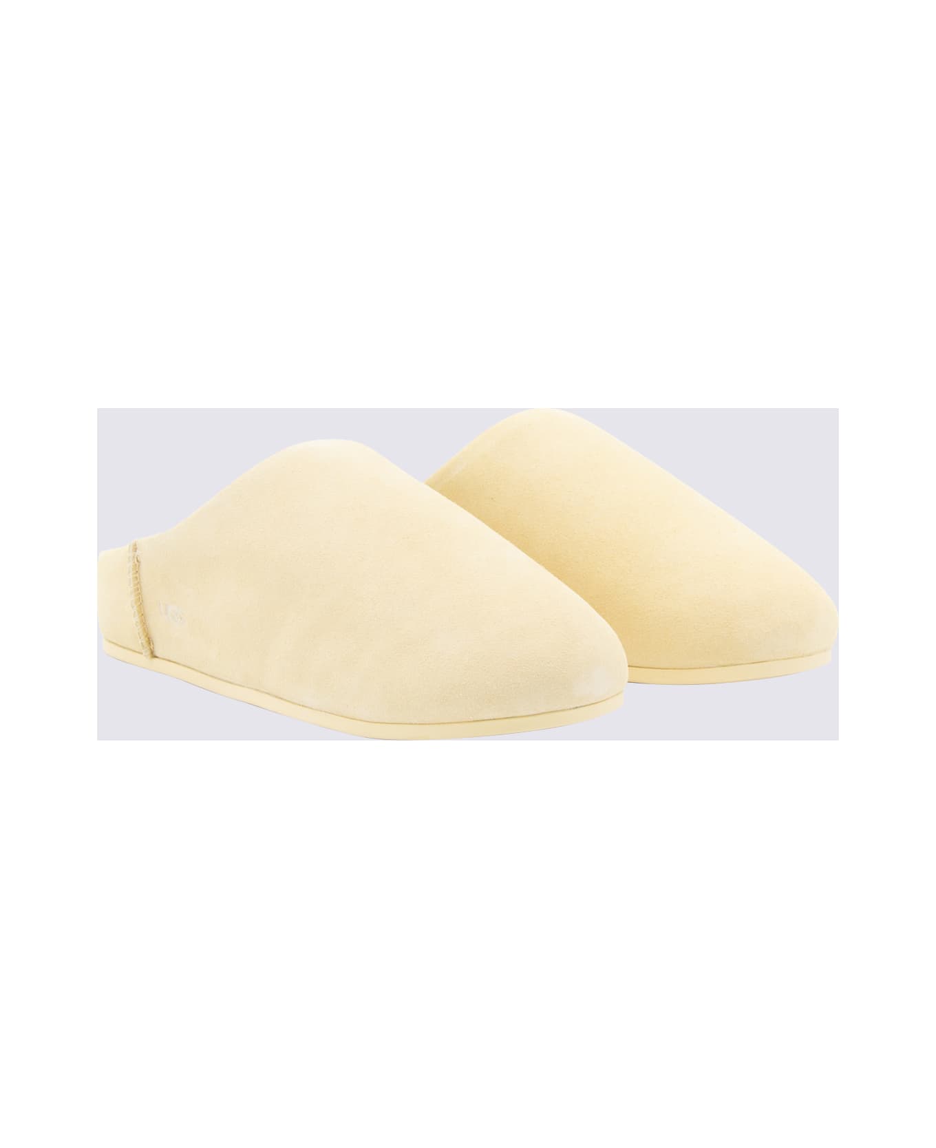 UGG Light Beige Elea Slip On Flats - PALE BUTTERCUP