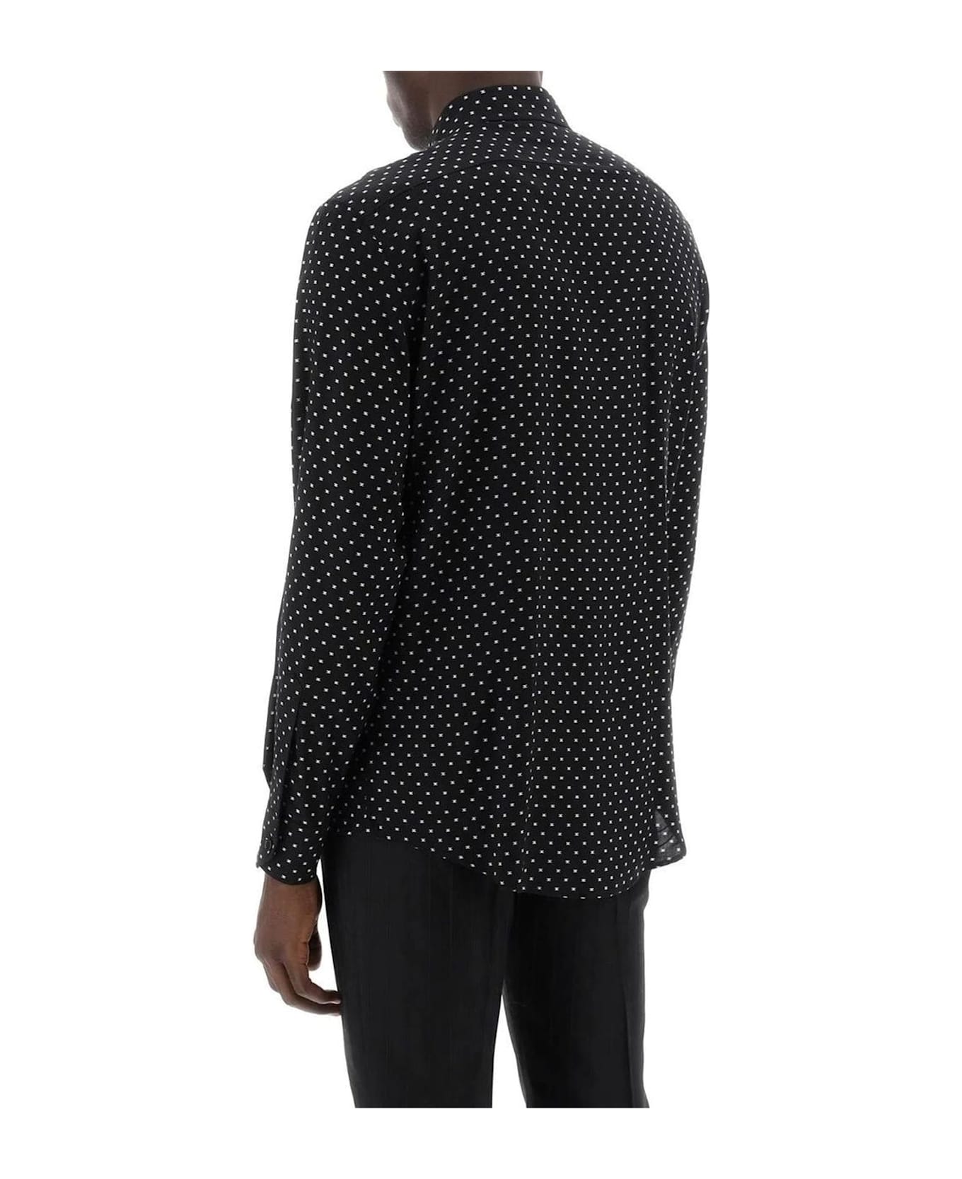 Celine All-over Logo Shirt - Black