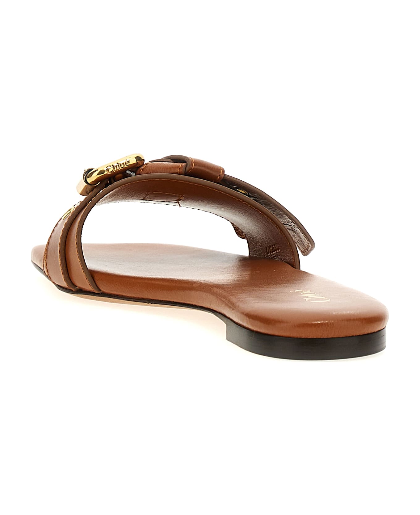 Chloé 'mae' Slides - Brown