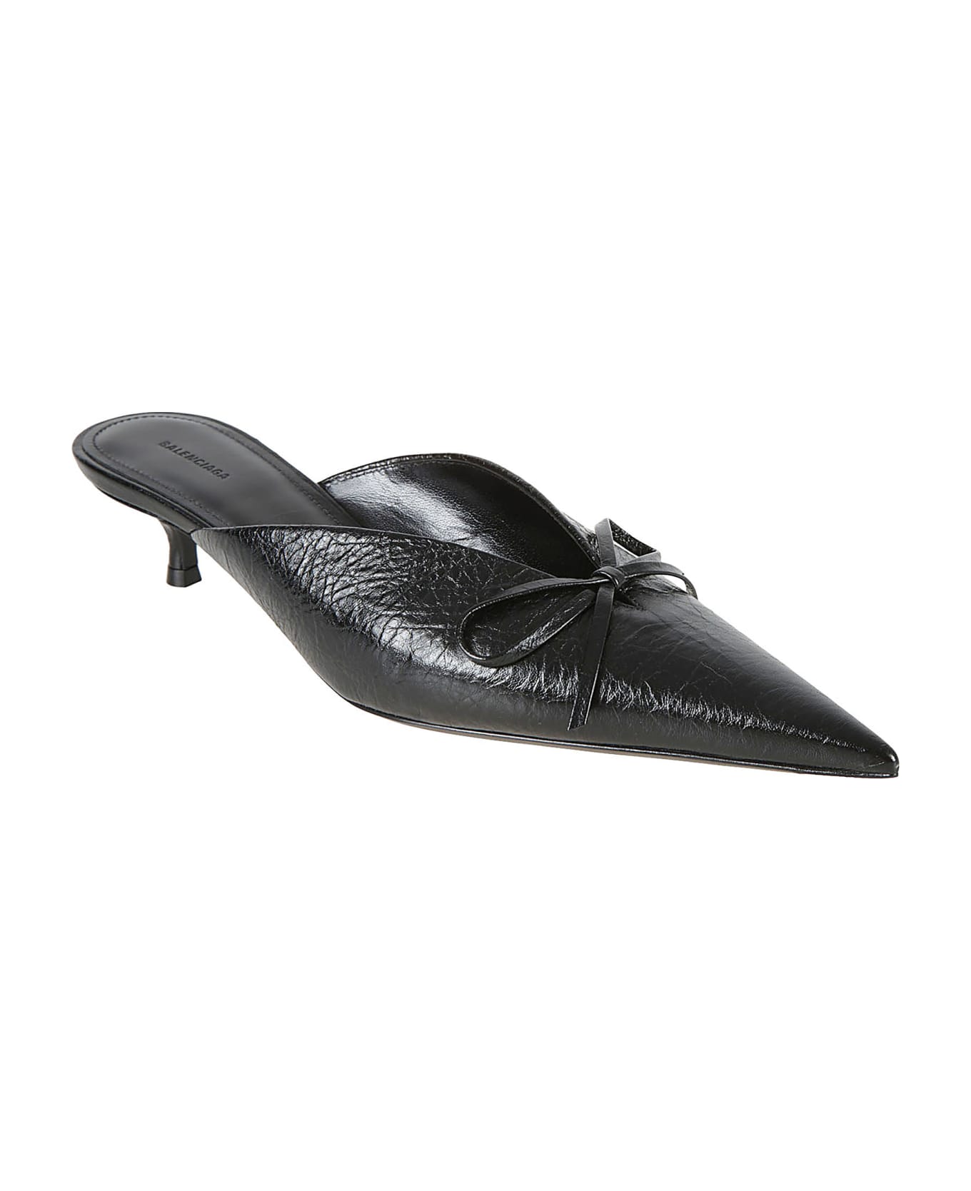 Balenciaga Knife Bow Mules - Black サンダル