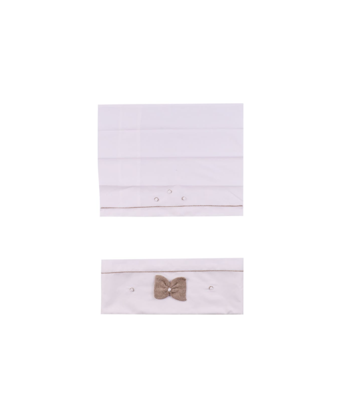 Piccola Giuggiola Cotton Sheet - White