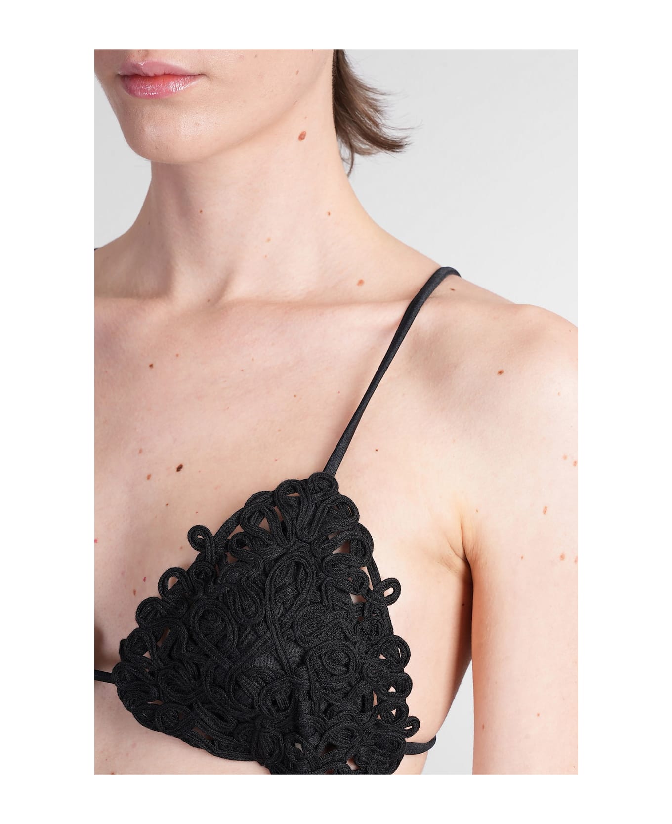 Cult Gaia Irina Beachwear In Black Polyamide - black