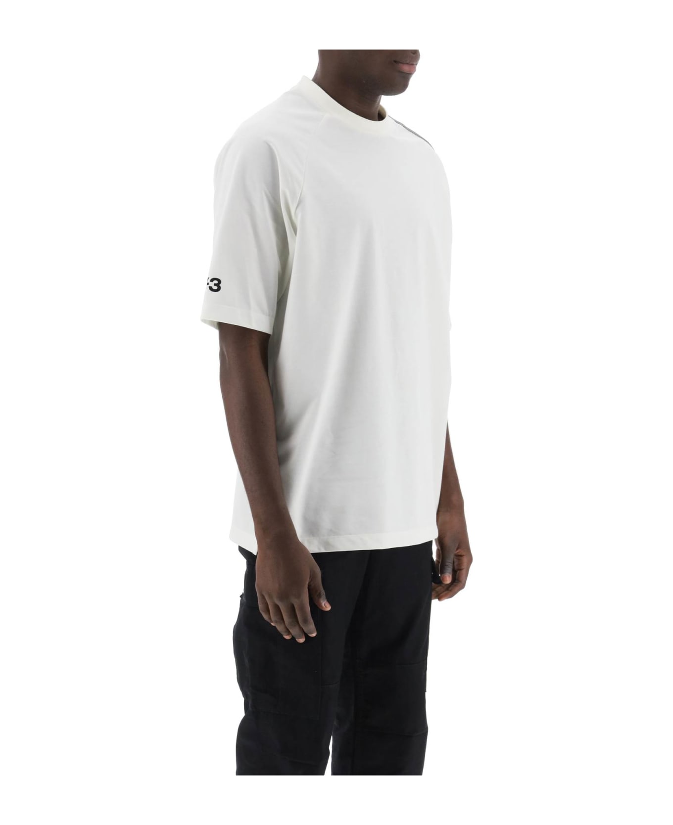 Y-3 '3 Stripes' T-shirt - Owhite