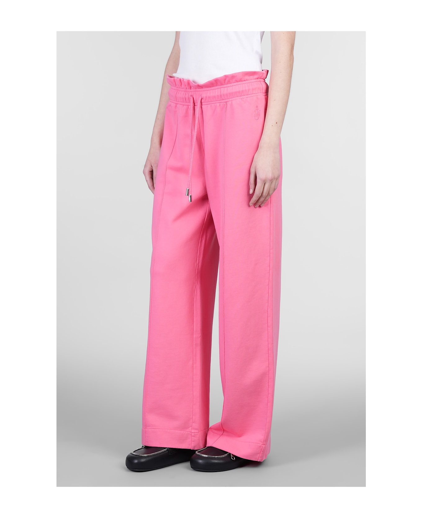 J.W. Anderson Pants In Rose-pink Cotton - rose-pink