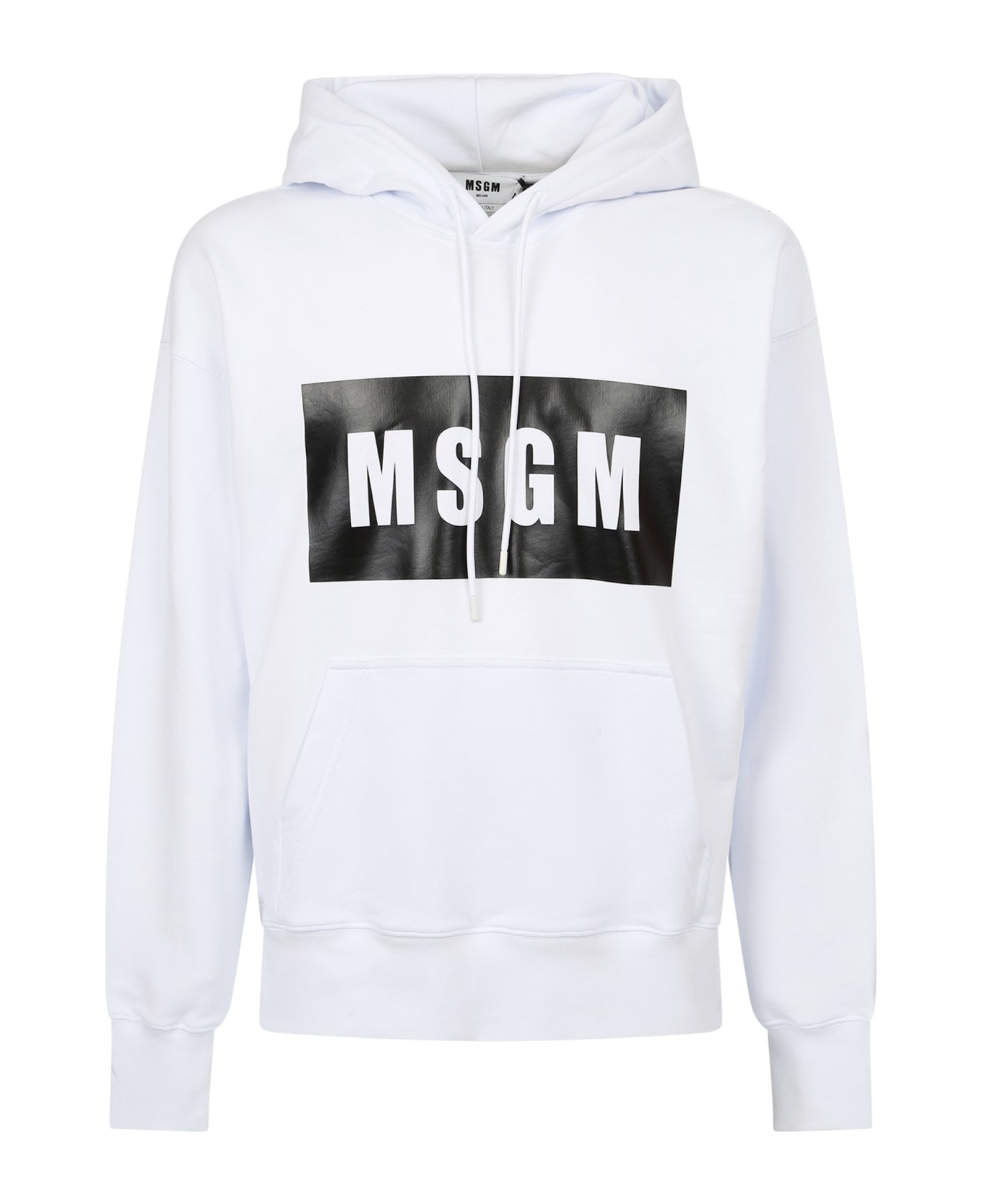 MSGM Branded Sweatshirt - White