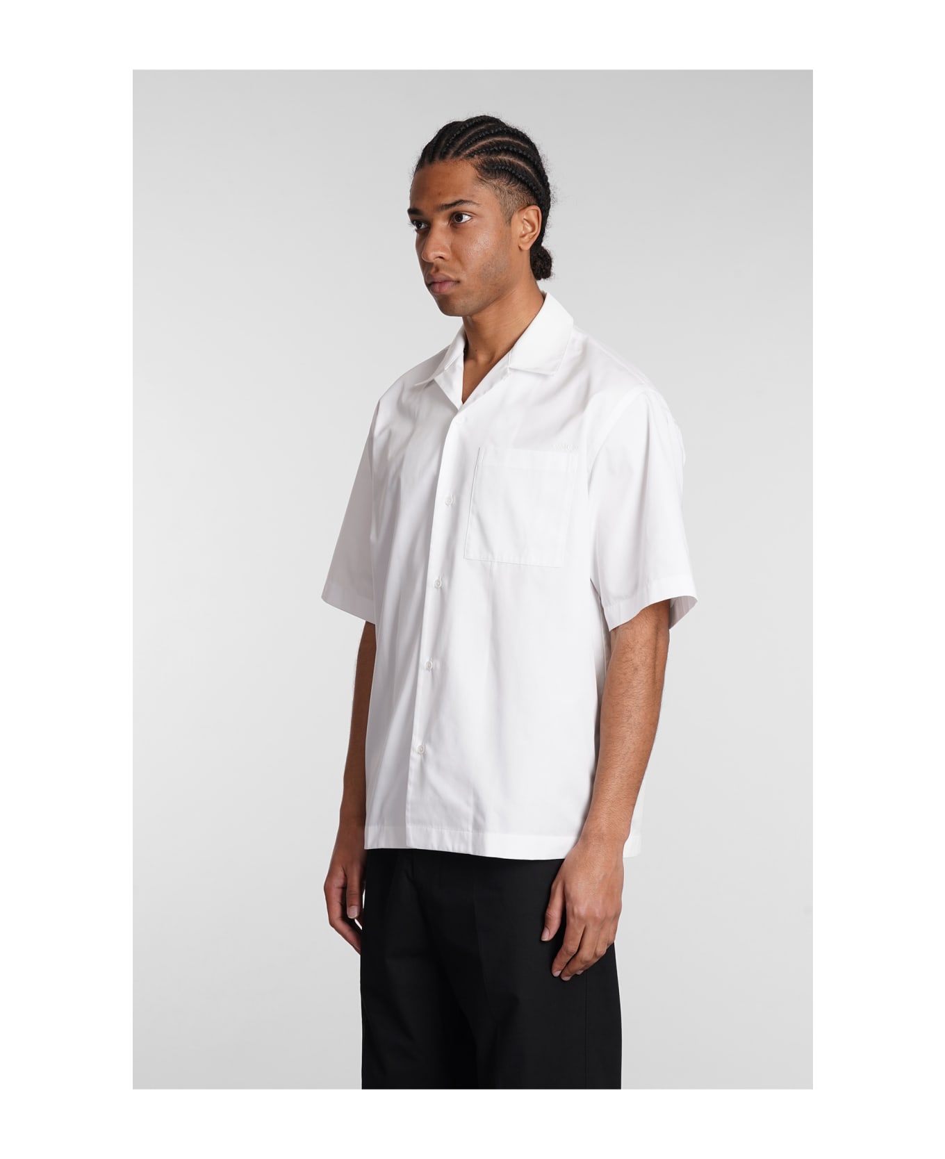 OAMC Shirt In White Polyester - white