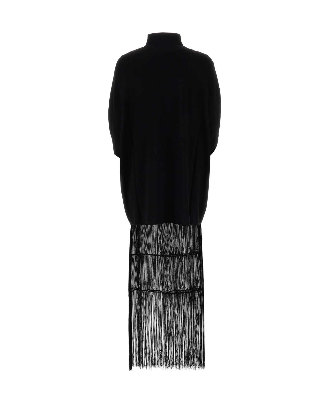 Khaite Black Viscose Blend Olson Dress - BLACK ワンピース＆ドレス