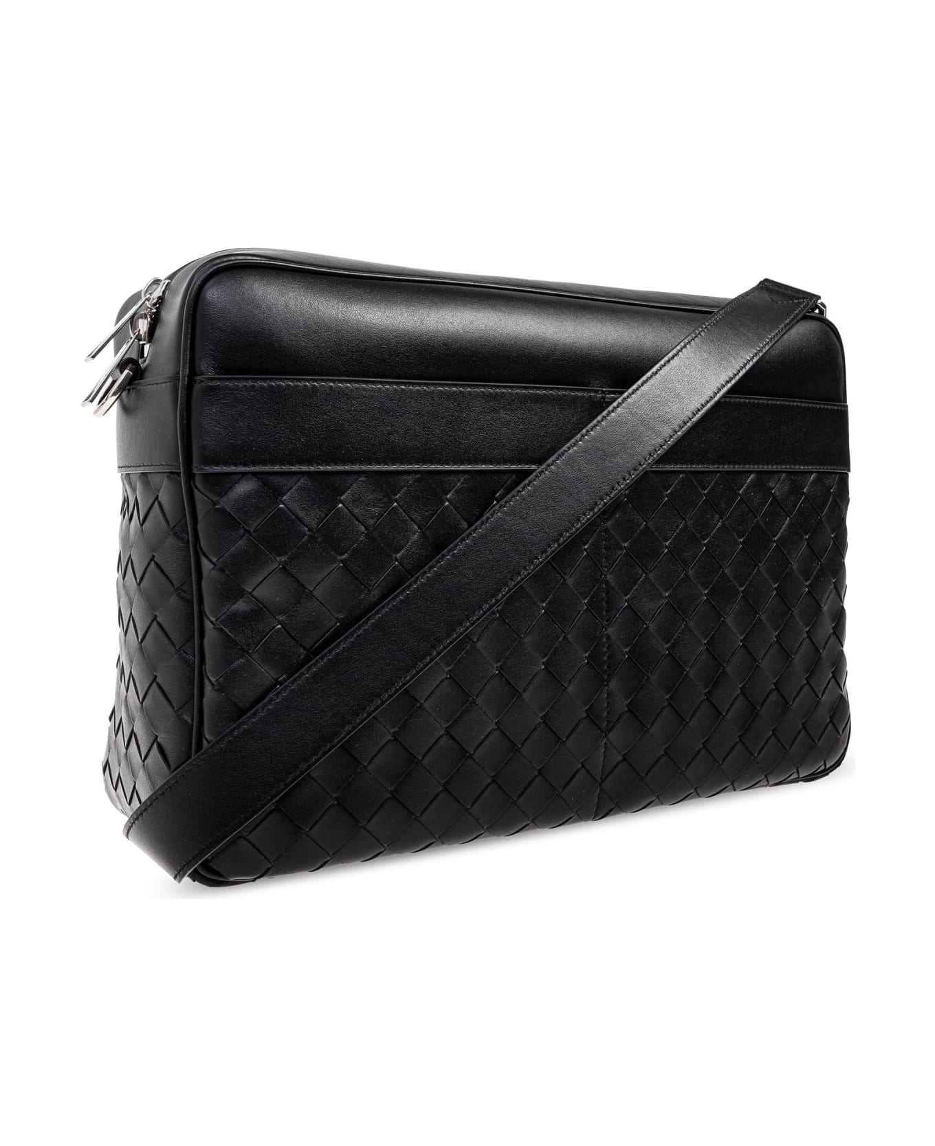 Bottega Veneta Leather Shoulder Bag - Black