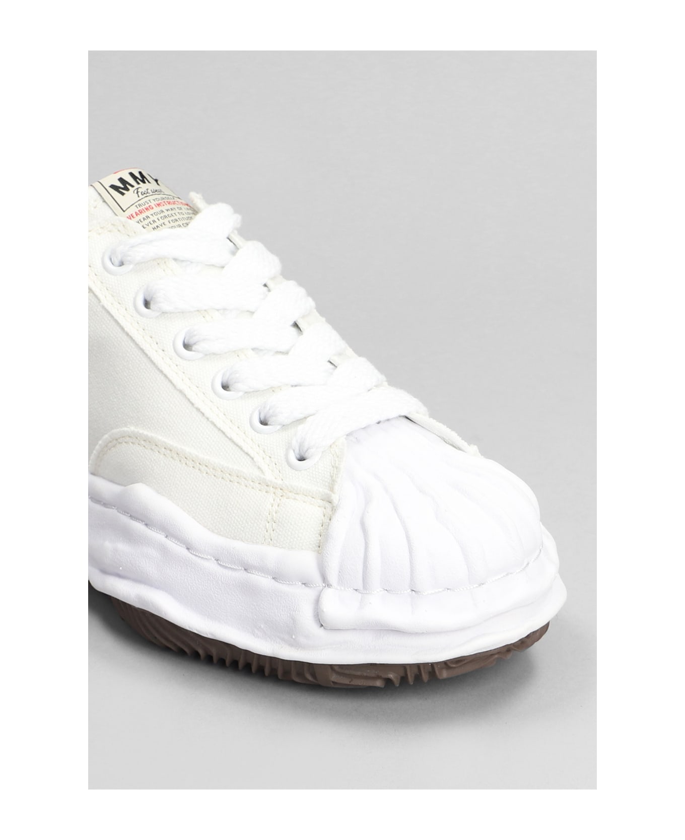 Mihara Yasuhiro Blakey Sneakers In White Canvas - white