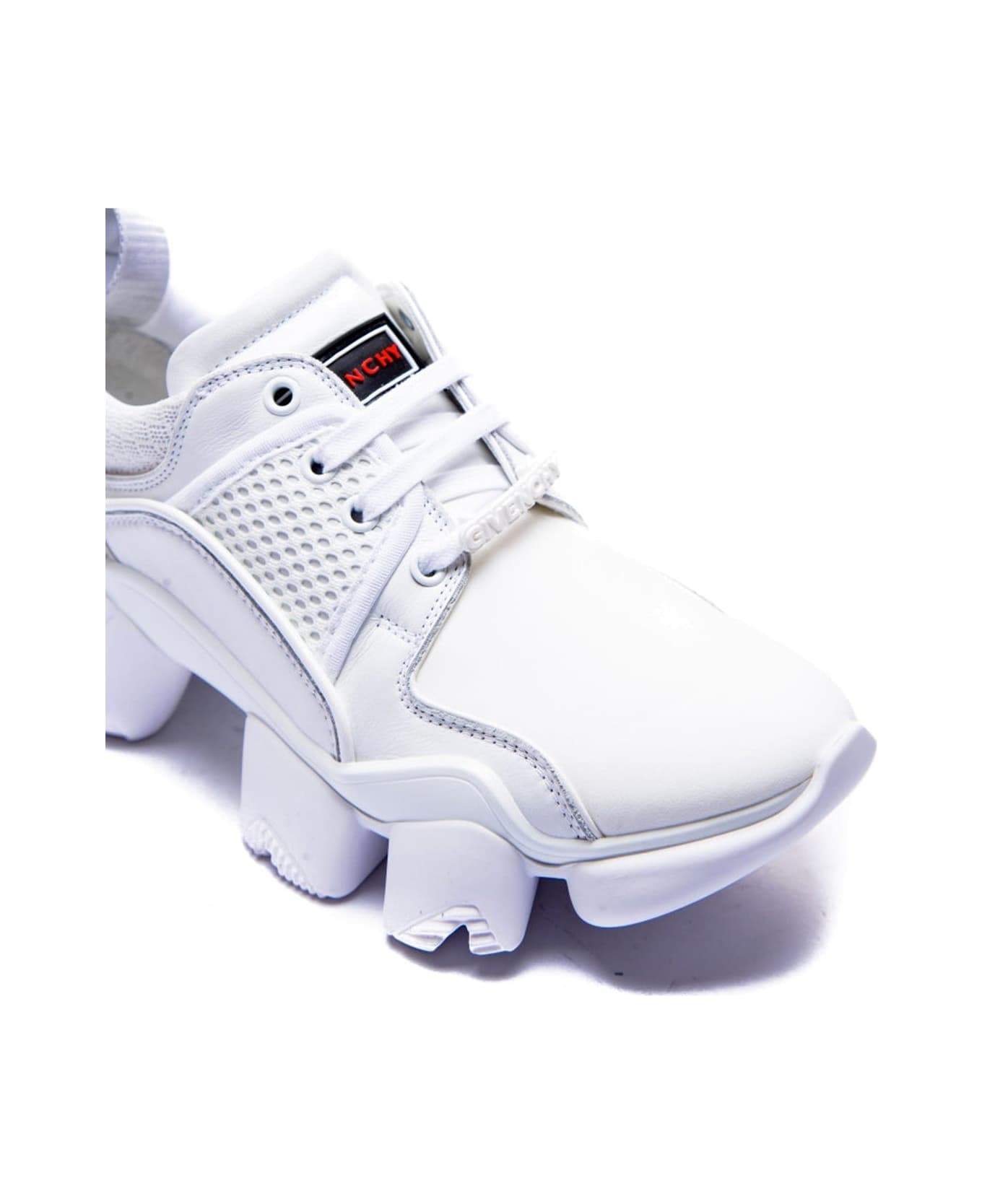 Givenchy Jaw Leather Sneakers - White