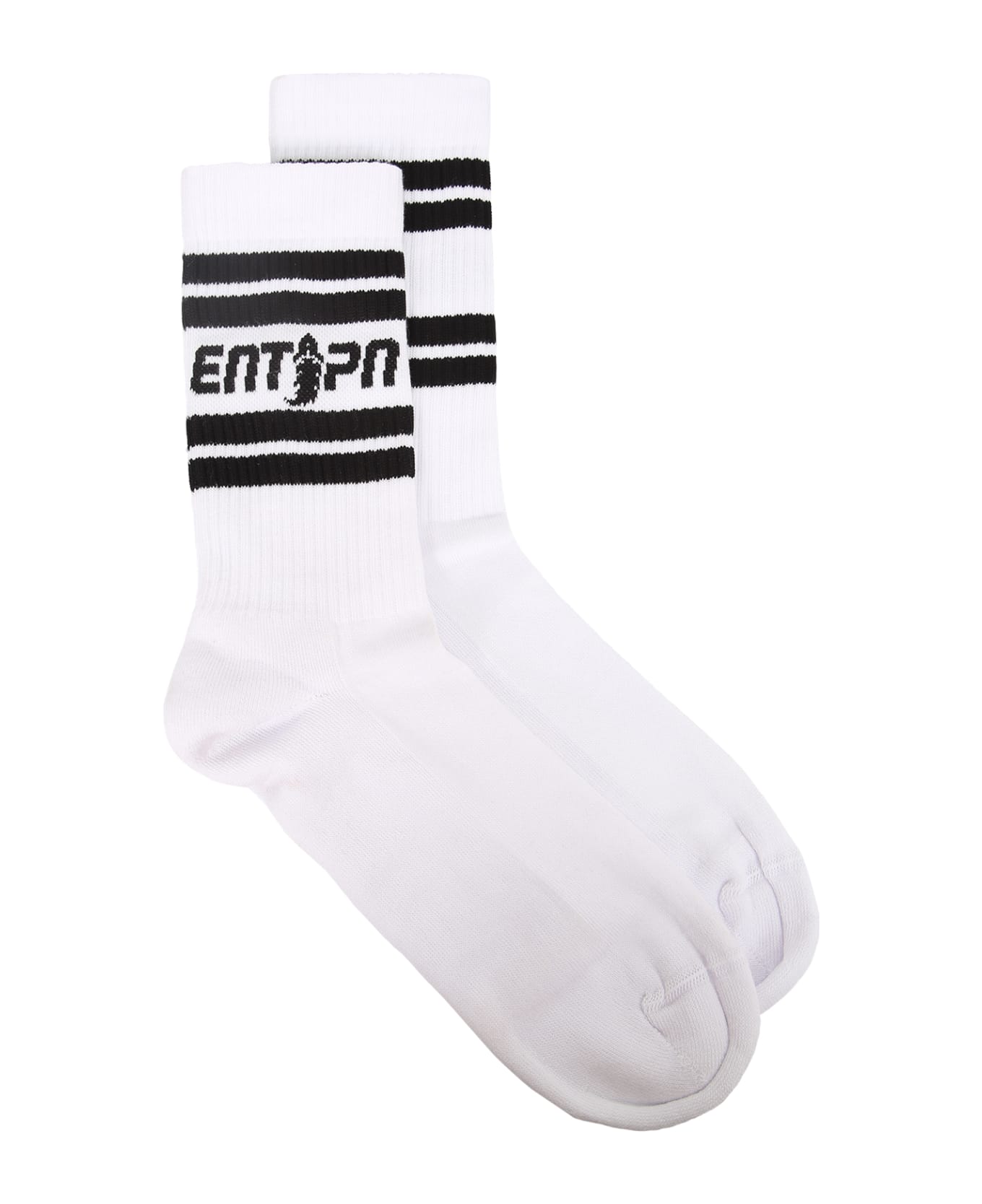 Enterprise Japan Logo Socks - White 靴下
