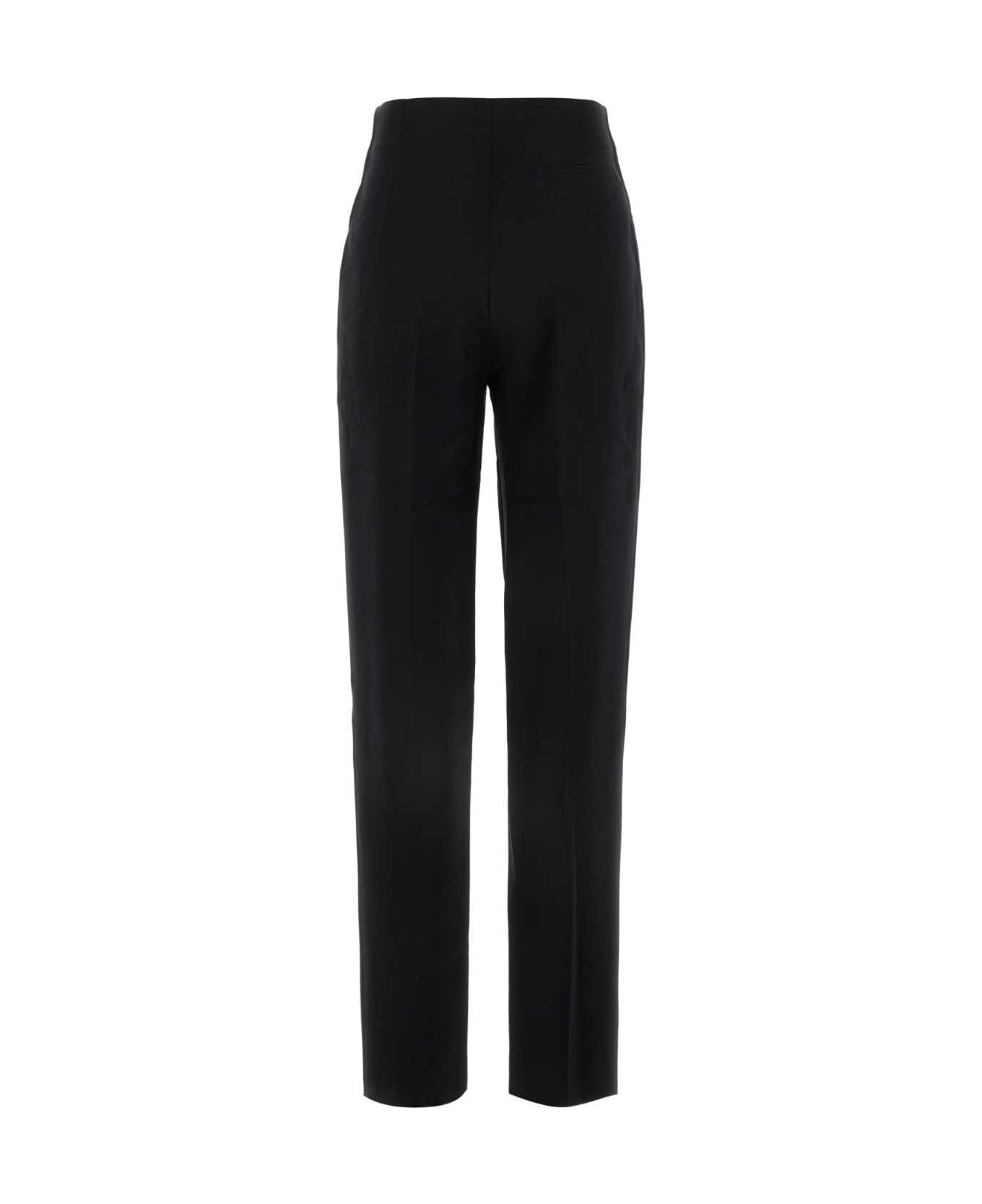 Giorgio Armani Black Wool Pant - UC001