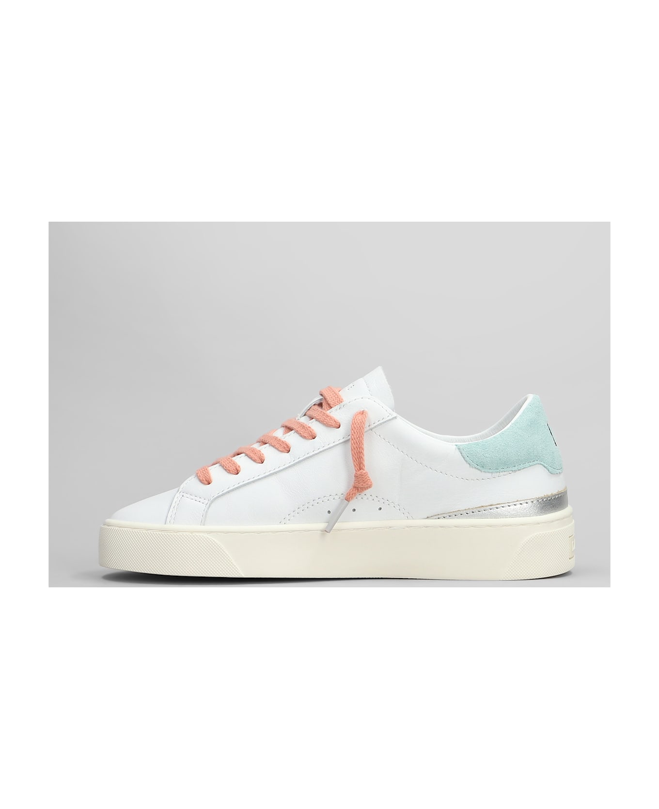 D.A.T.E. Sonica Sneakers In White Leather - white