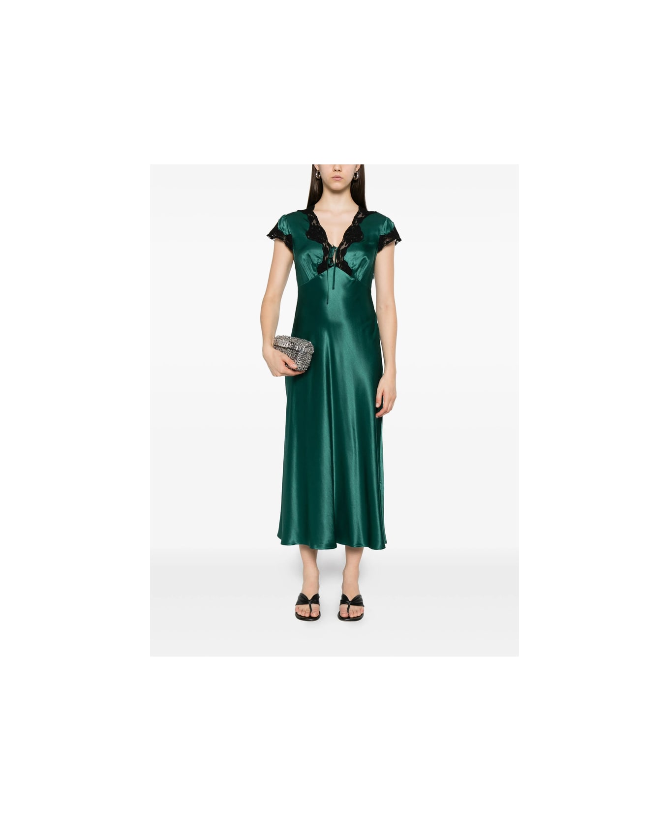 RIXO Dress - GREEN