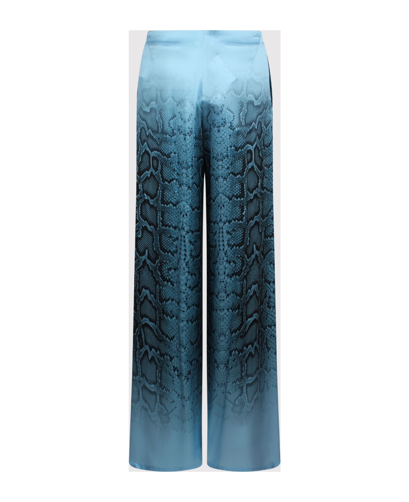 Ermanno Scervino Jogger Trousers With Snake Print - BLUE ボトムス