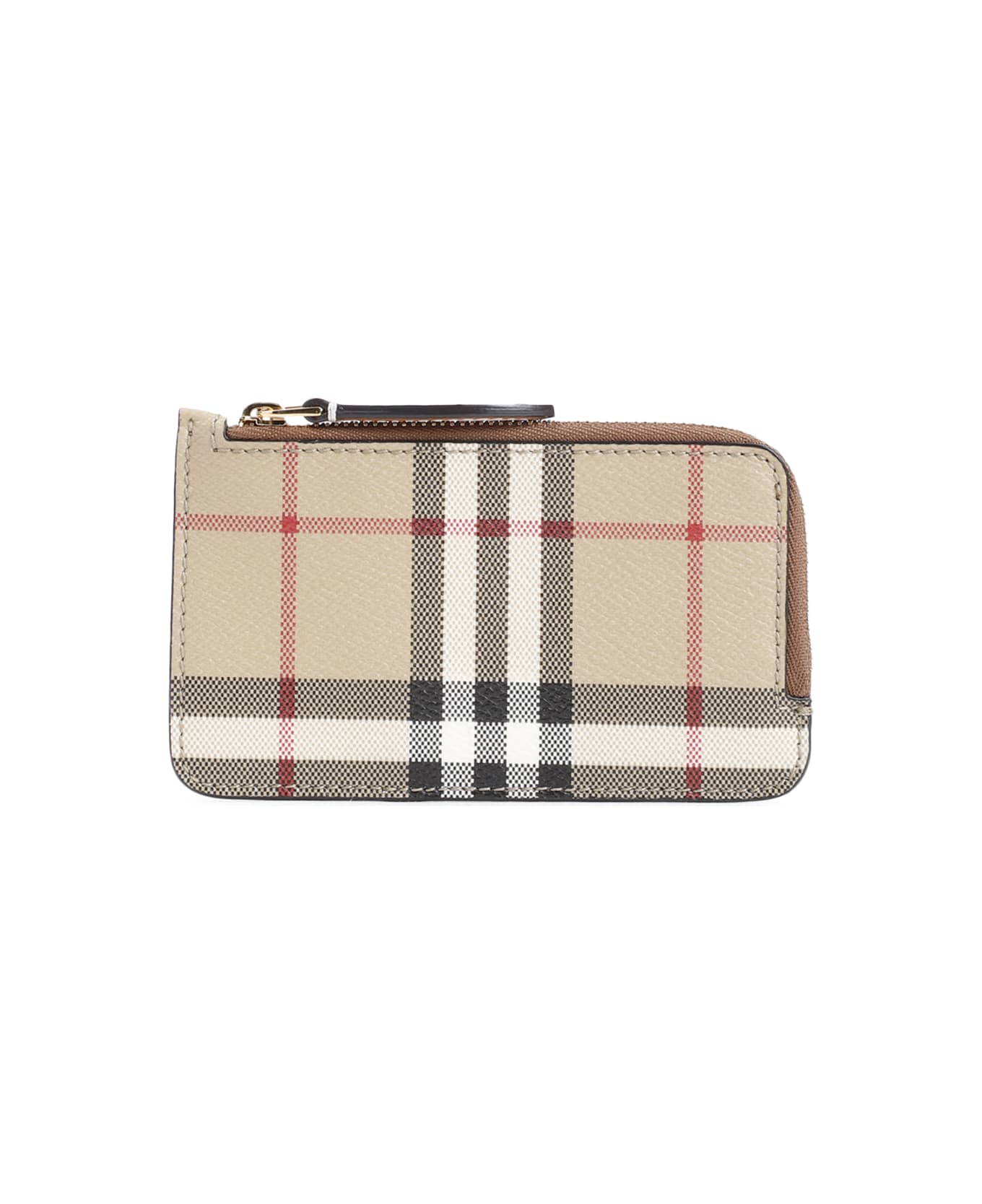 Burberry Somerset Zipper Card Case - Archive Beige