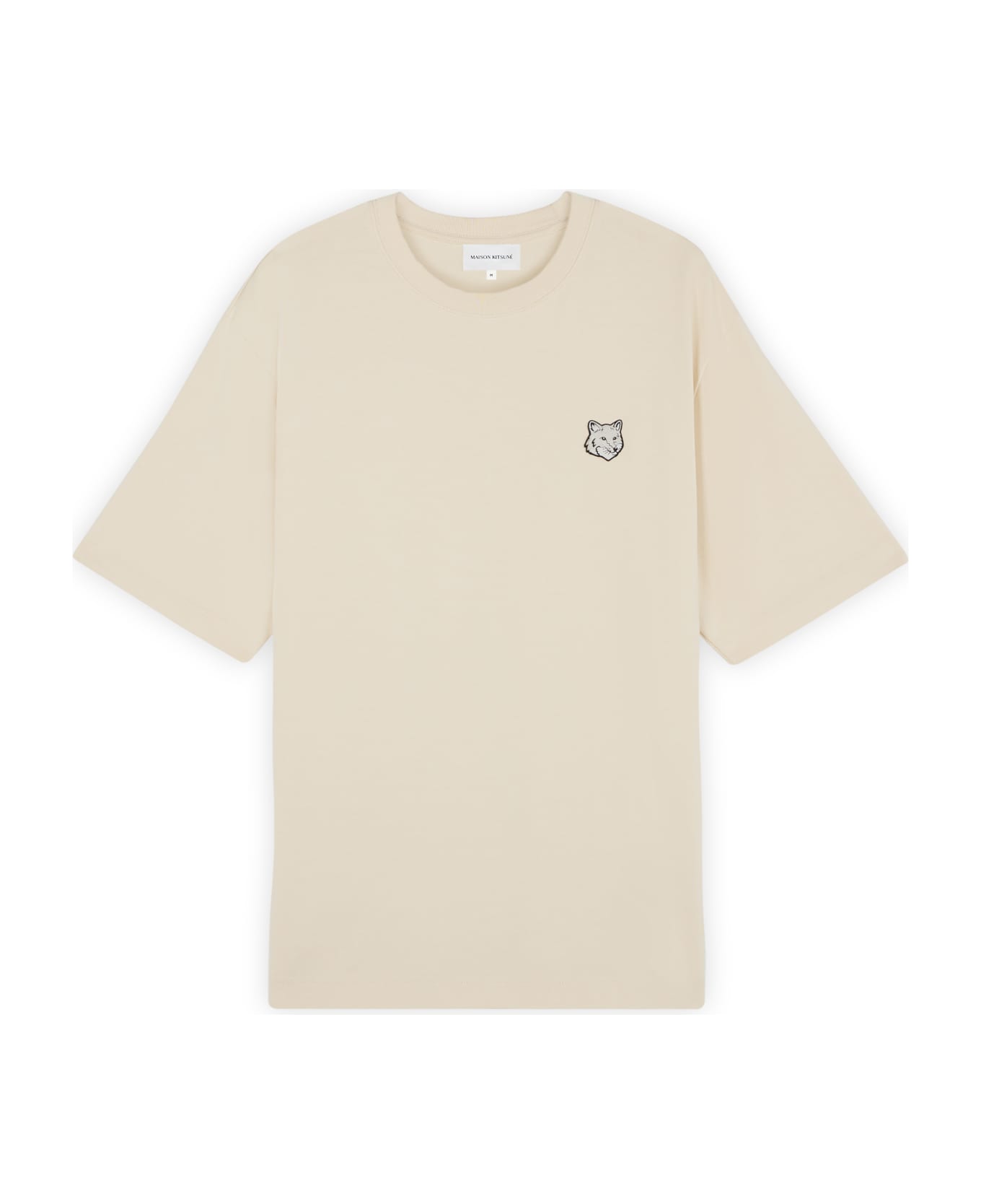 Maison Kitsuné Bold Fox Head Patch Oversize Tee-shirt - Paper シャツ