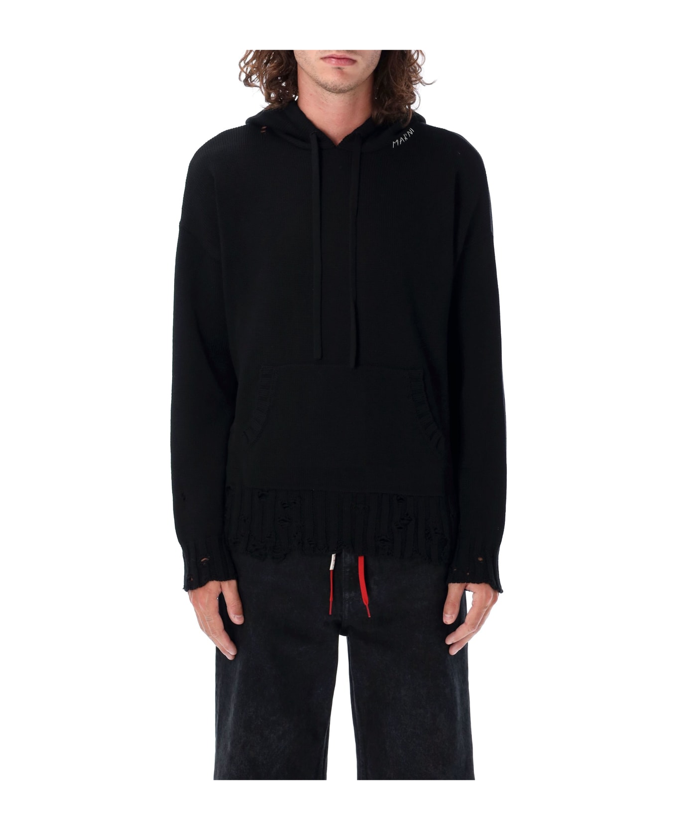 パーカー・フーディ Marni Hooded Broken Knit hoodie Marni Hooded Broken Knit | italist