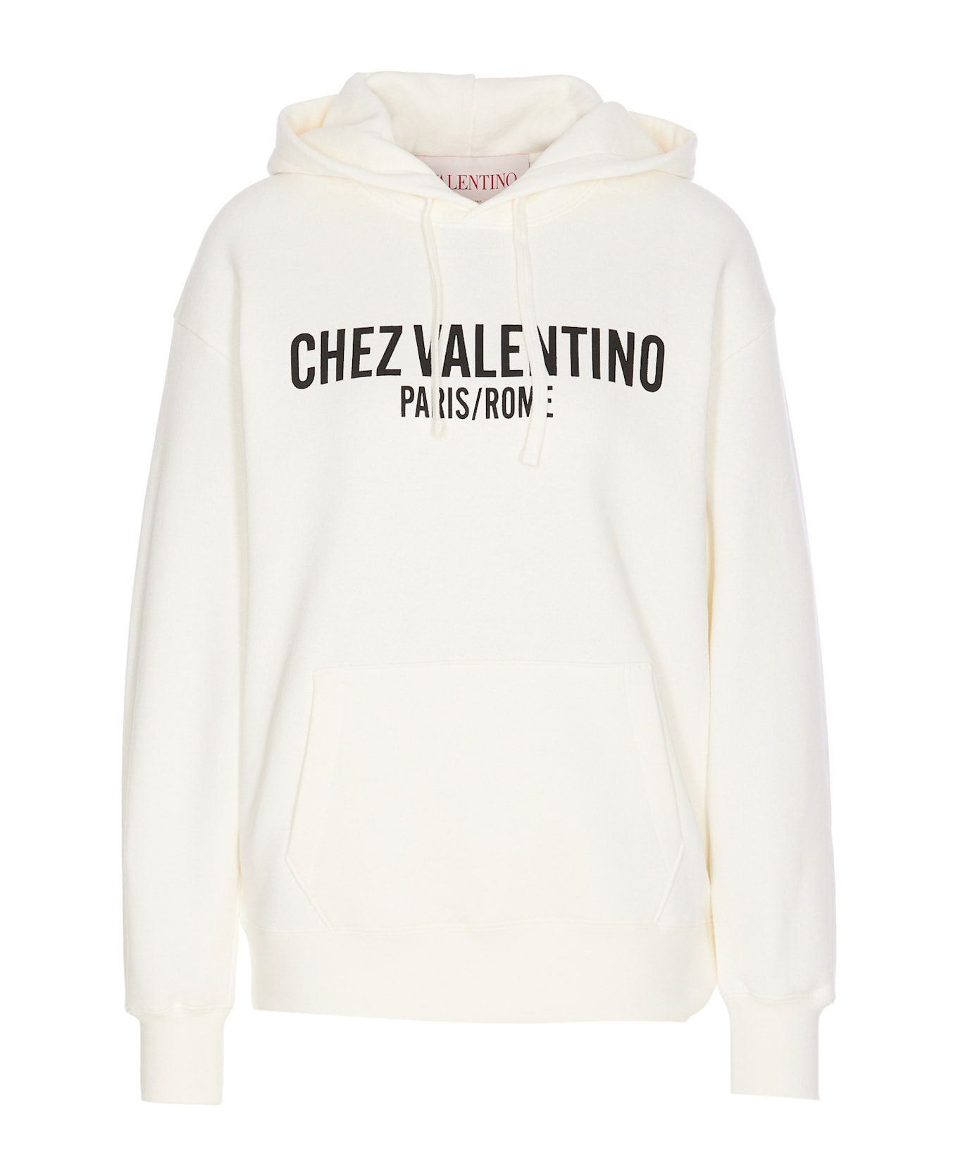 Valentino Garavani Logo Hoodie - White フリース