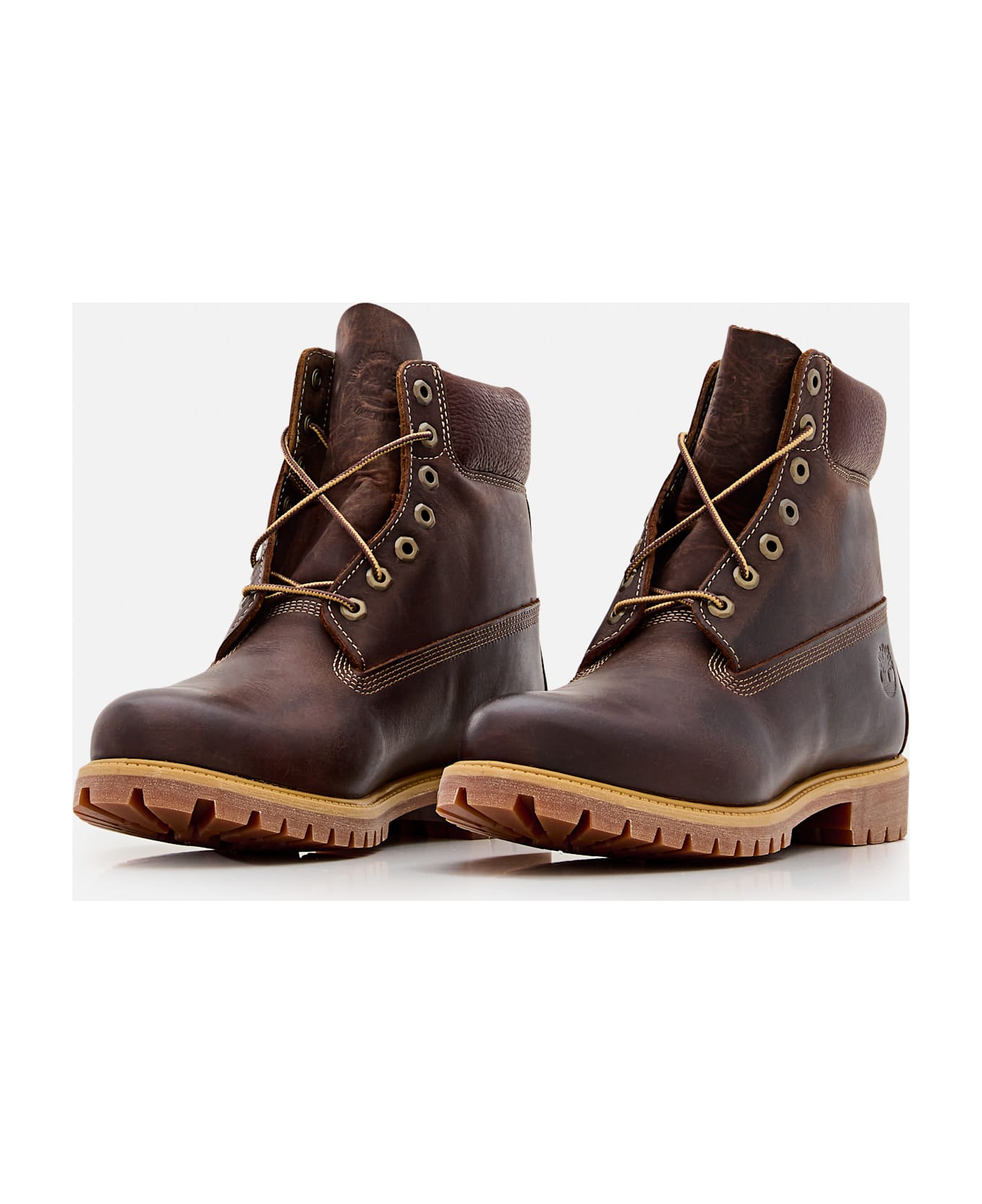 Timberland Premium 6 Inch Lace Up Waterproof Boot - Brown