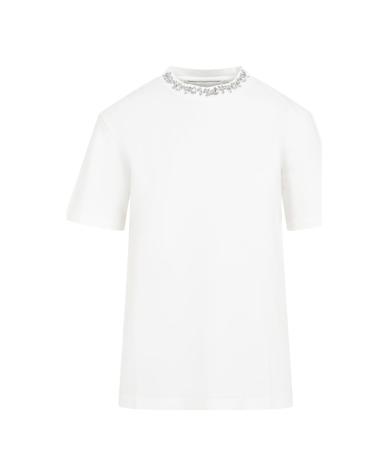 Golden Goose W Embroidery T-shirt - Vintage White