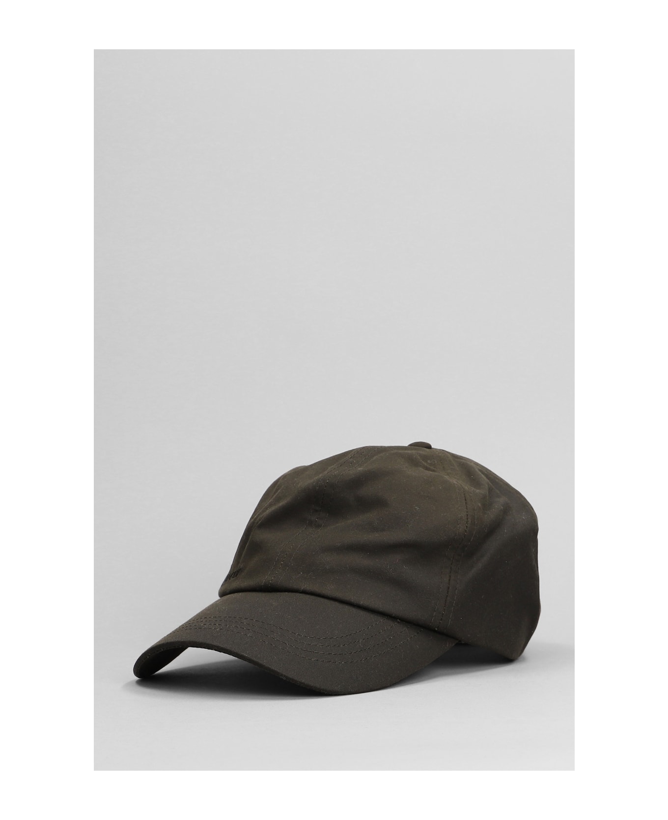 Barbour Wax Sports Cap Hats In Green Cotton - Olive