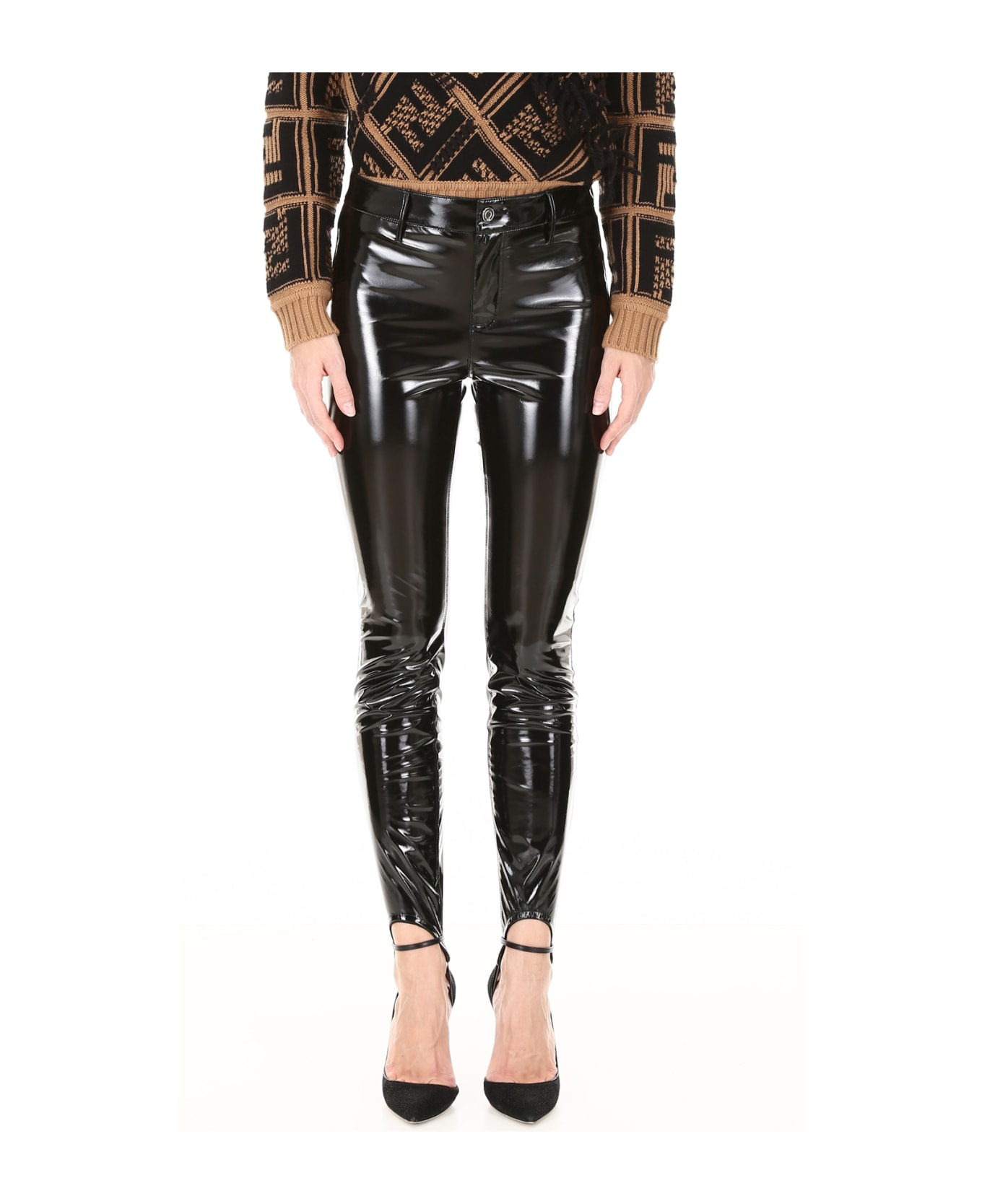 RTA Vinyl Trousers - BLACK (Black)