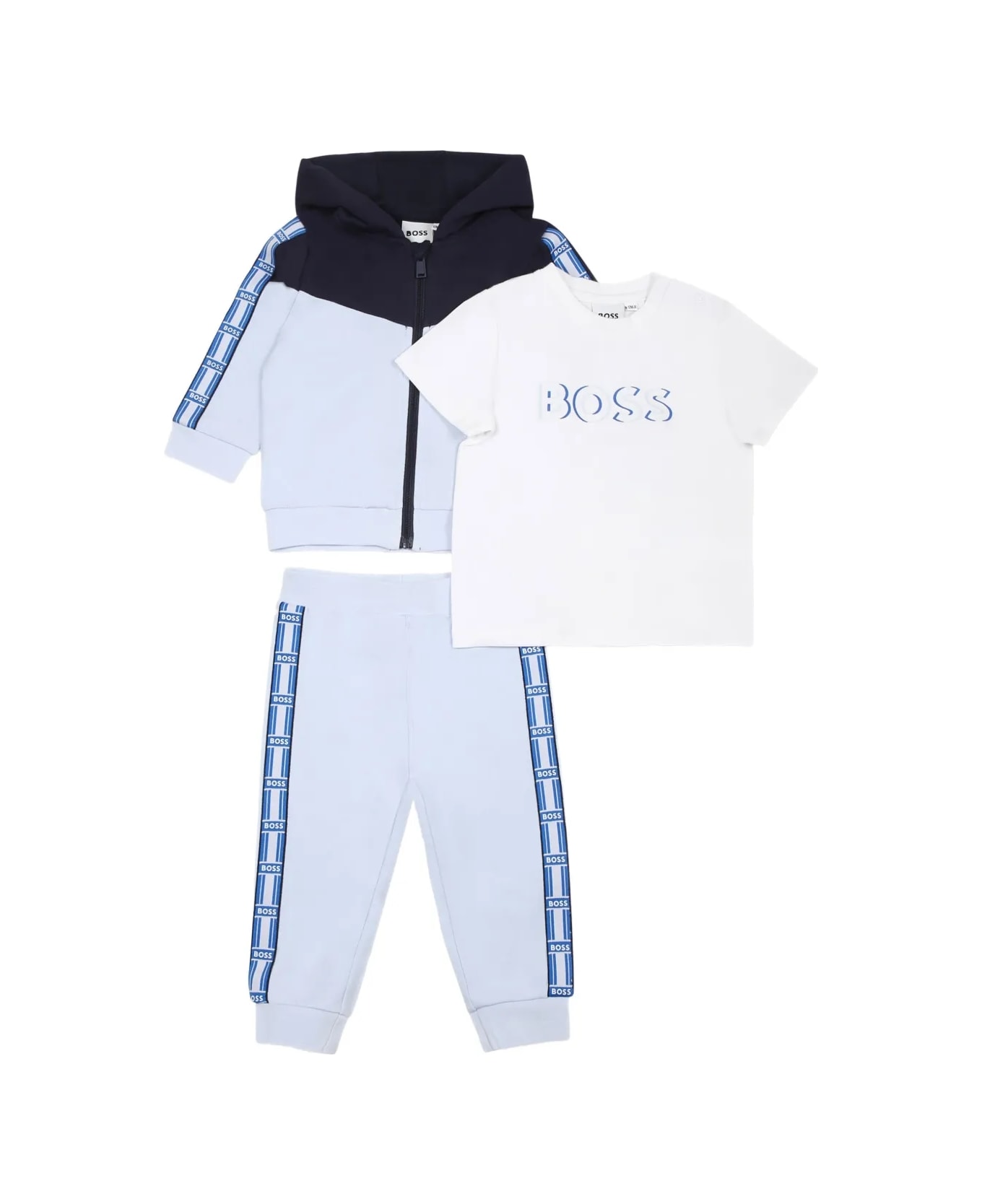 Hugo Boss Completo Con Stampa - Light blue