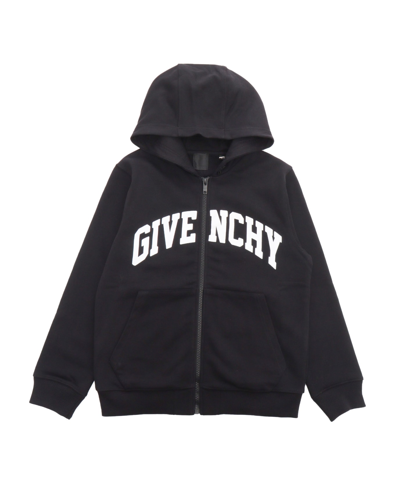 Givenchy Black Sweatshirt With Logo - BLACK ニットウェア＆スウェットシャツ