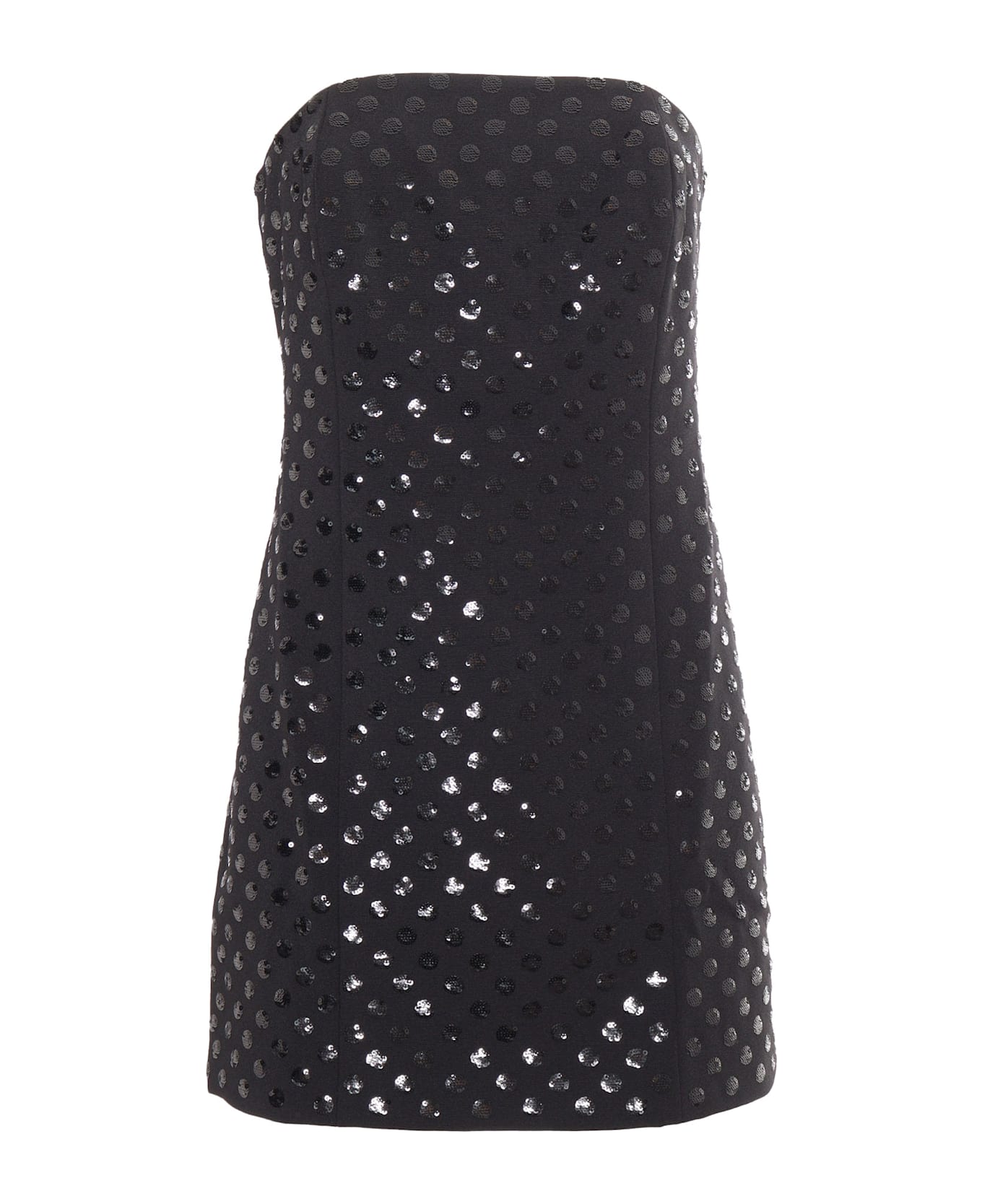 Michael Kors Sequin Dot Mini Dress - BLACK