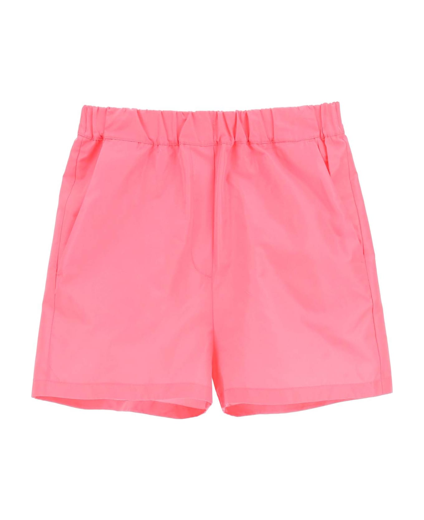MSGM Technical Faille Shorts - HOT PINK (Fuchsia)