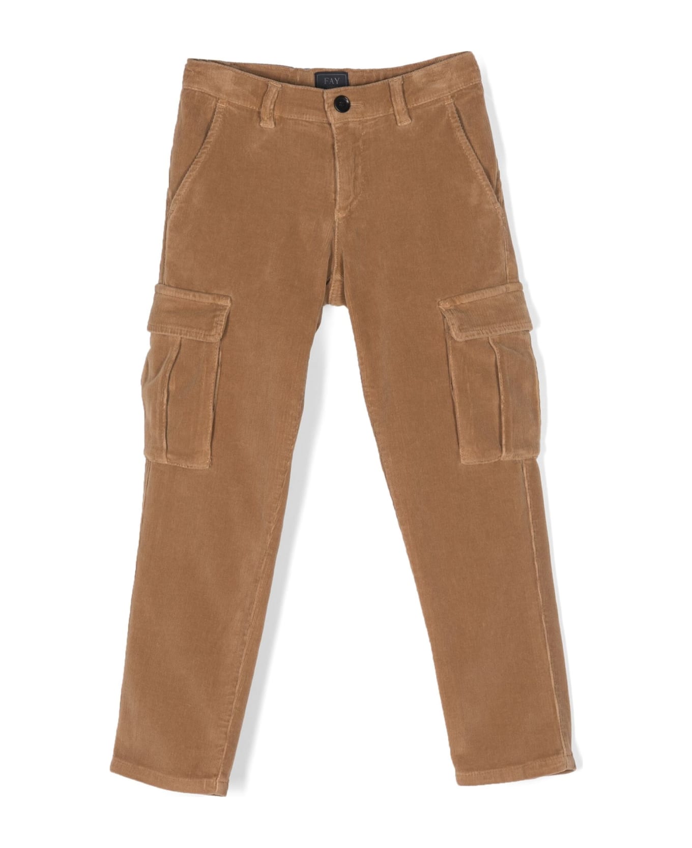 Fay Trousers Brown - Brown