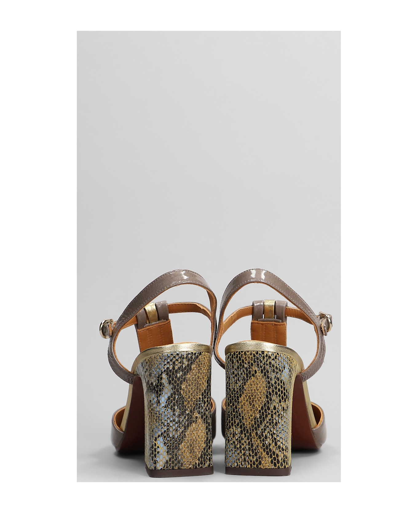 Chie Mihara Pumps In Brown Patent Leather - brown