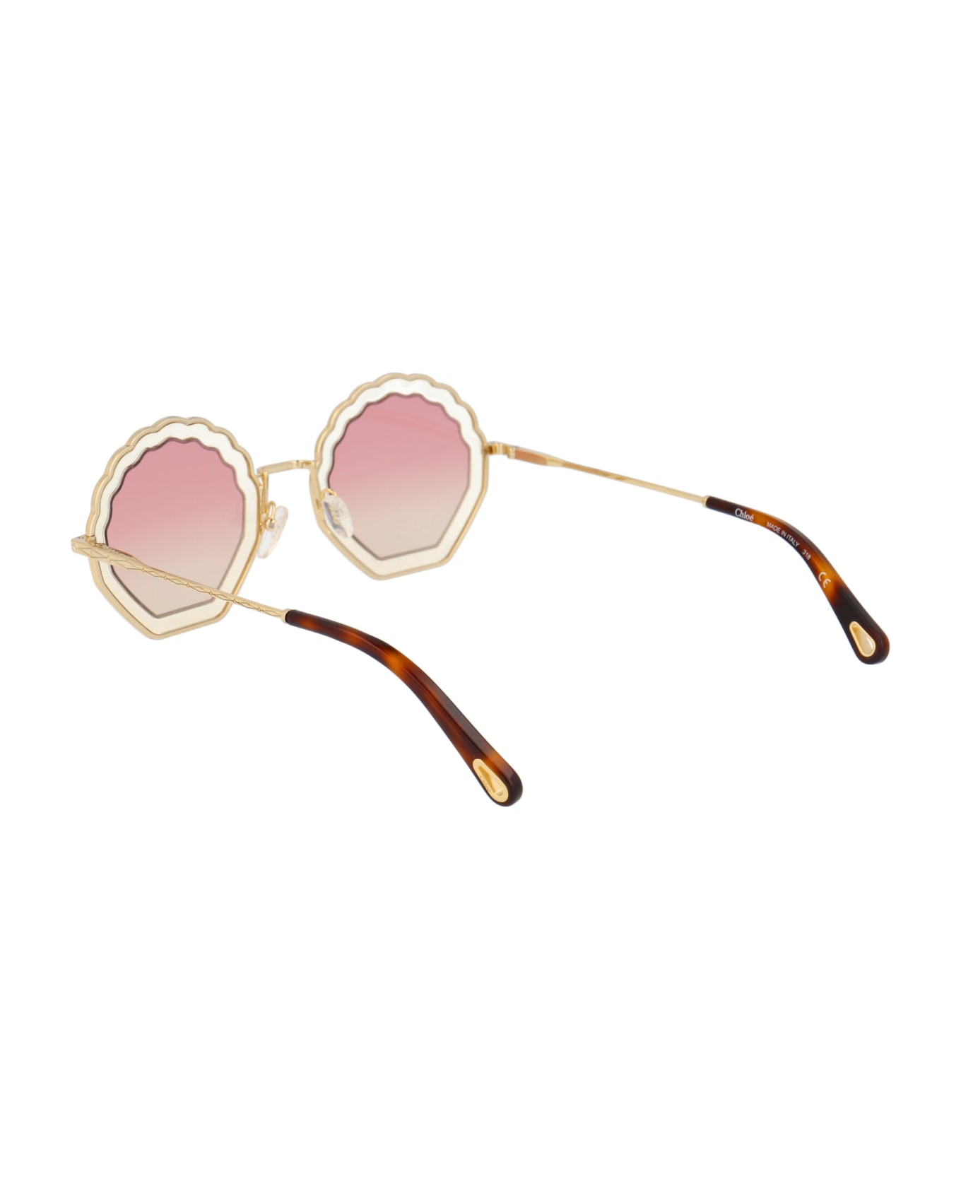 Chloé Eyewear Ce147s Sunglasses - 257 HAVANA SAND/GRADIENT PINK サングラス