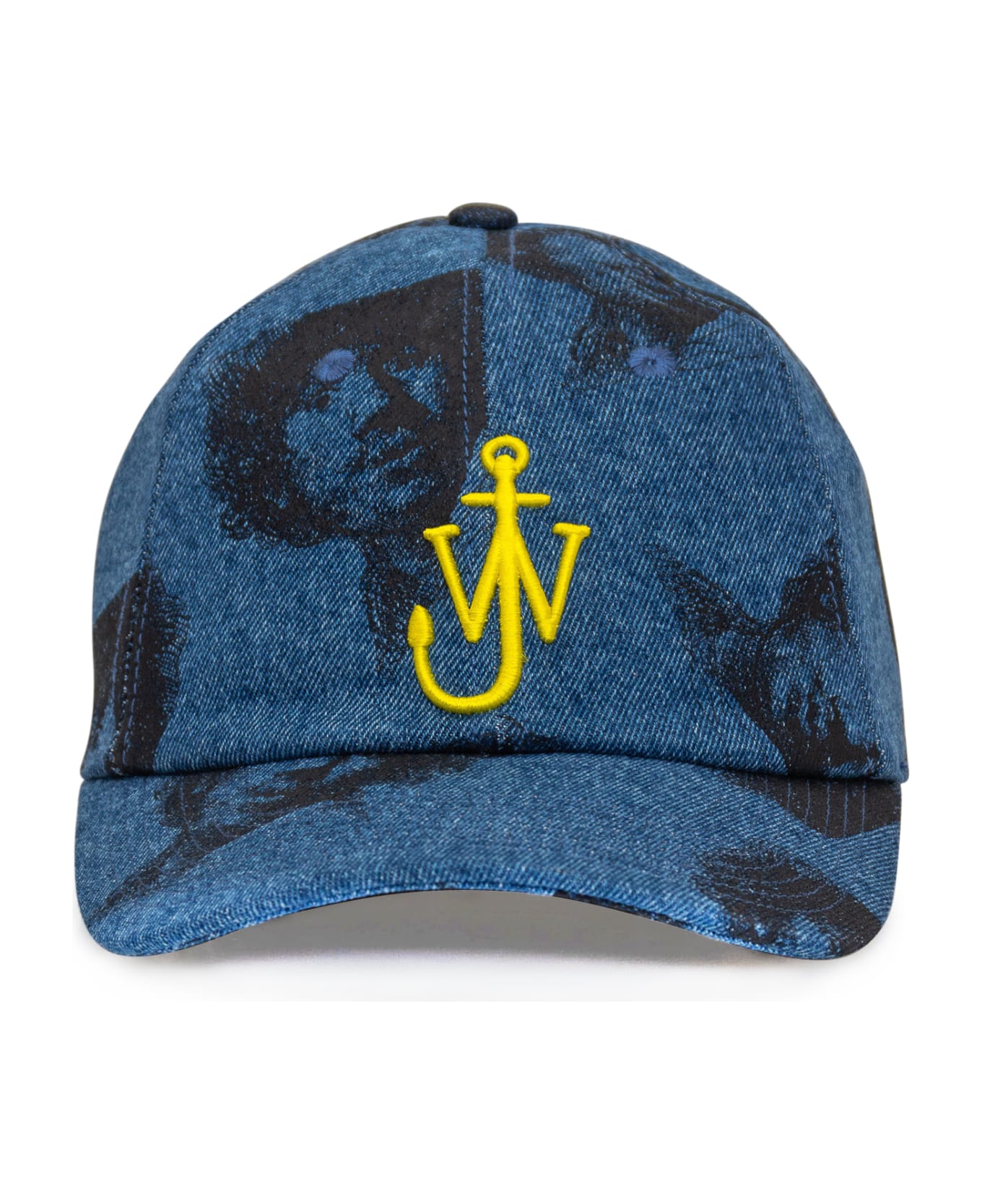 J.W. Anderson Rembrandt Baseball Cap - BLUE/YELLOW 帽子
