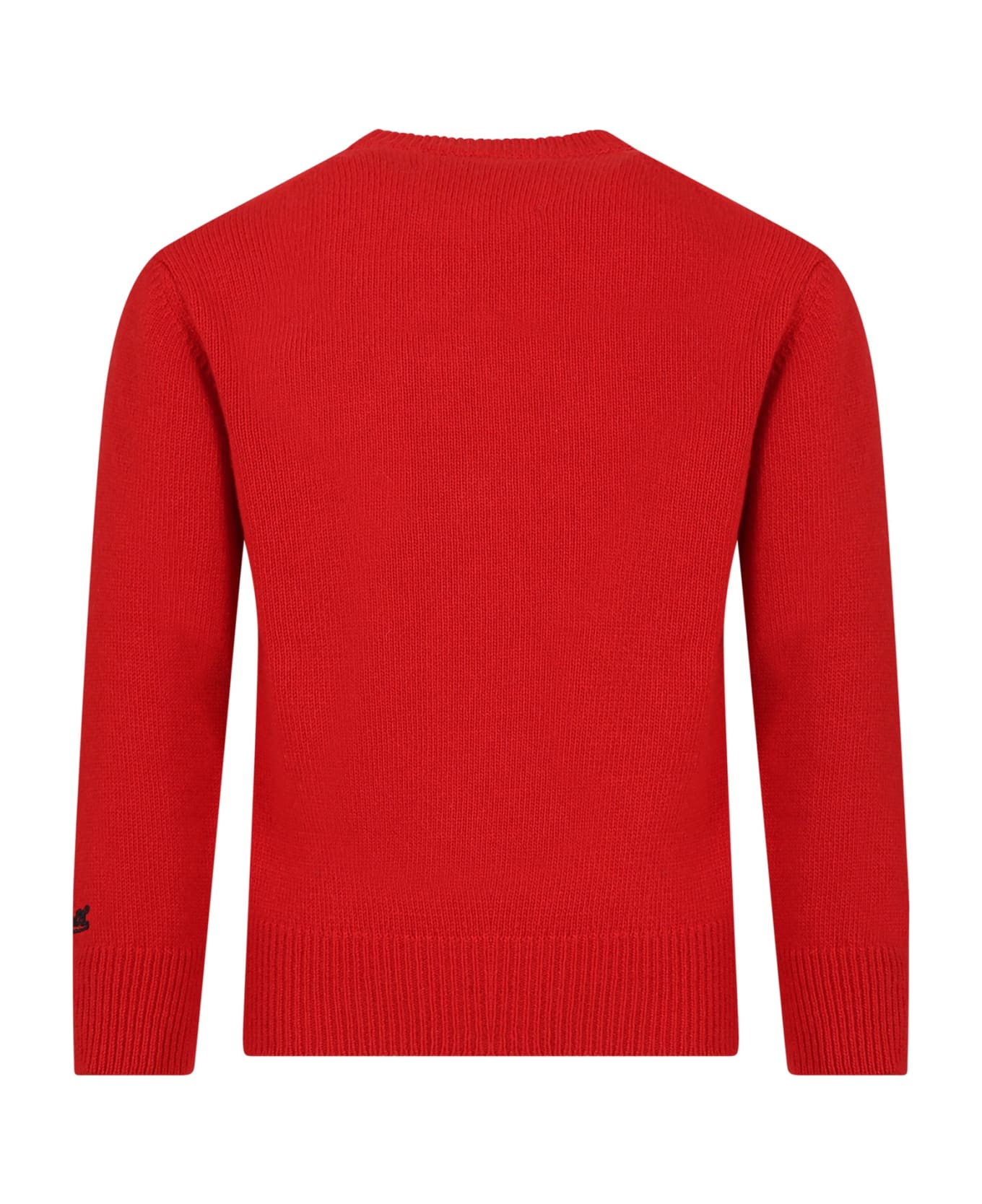MC2 Saint Barth Red Sweater For Boy With Spiderman - Red ニットウェア＆スウェットシャツ