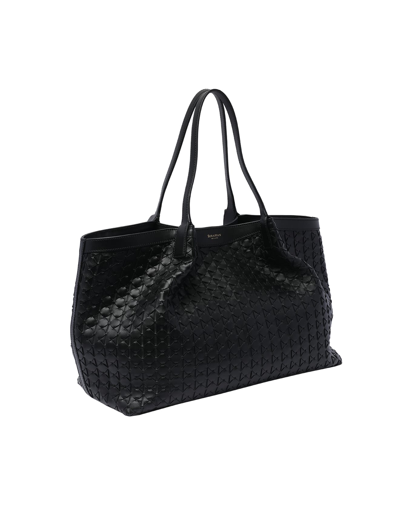 Serapian Secret Mosaico Bag - Black ショルダーバッグ