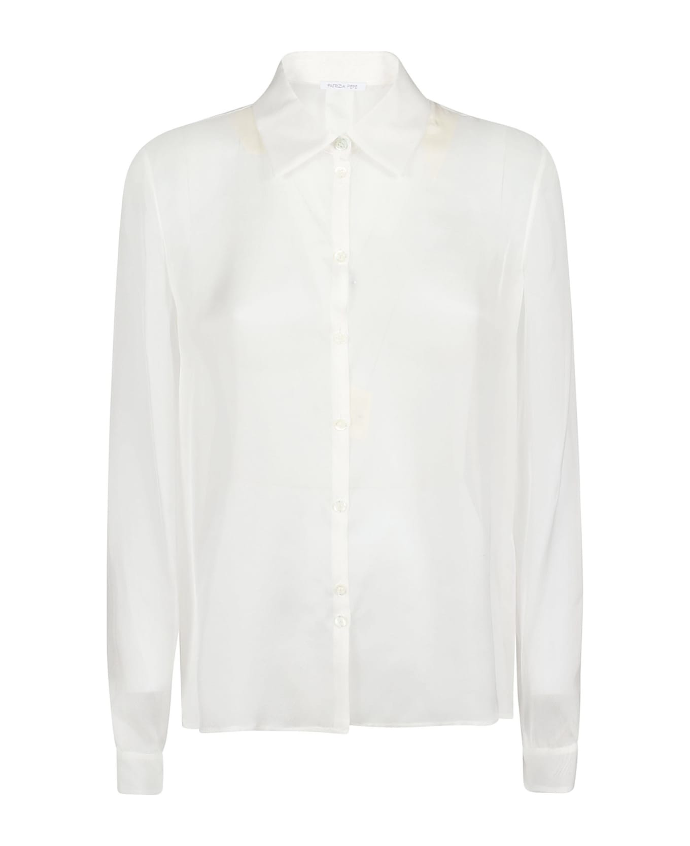 Patrizia Pepe Long Sleeve Shirt - Bianco