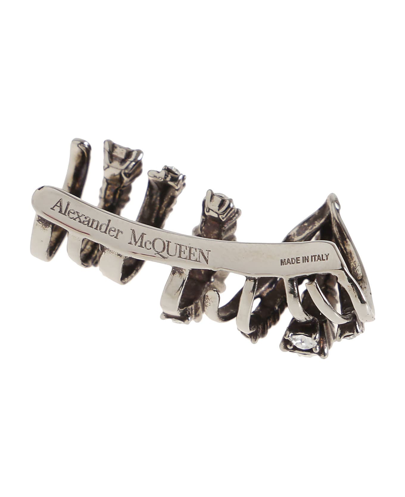 Alexander McQueen Multi Hoop Ear Piece - Crystal