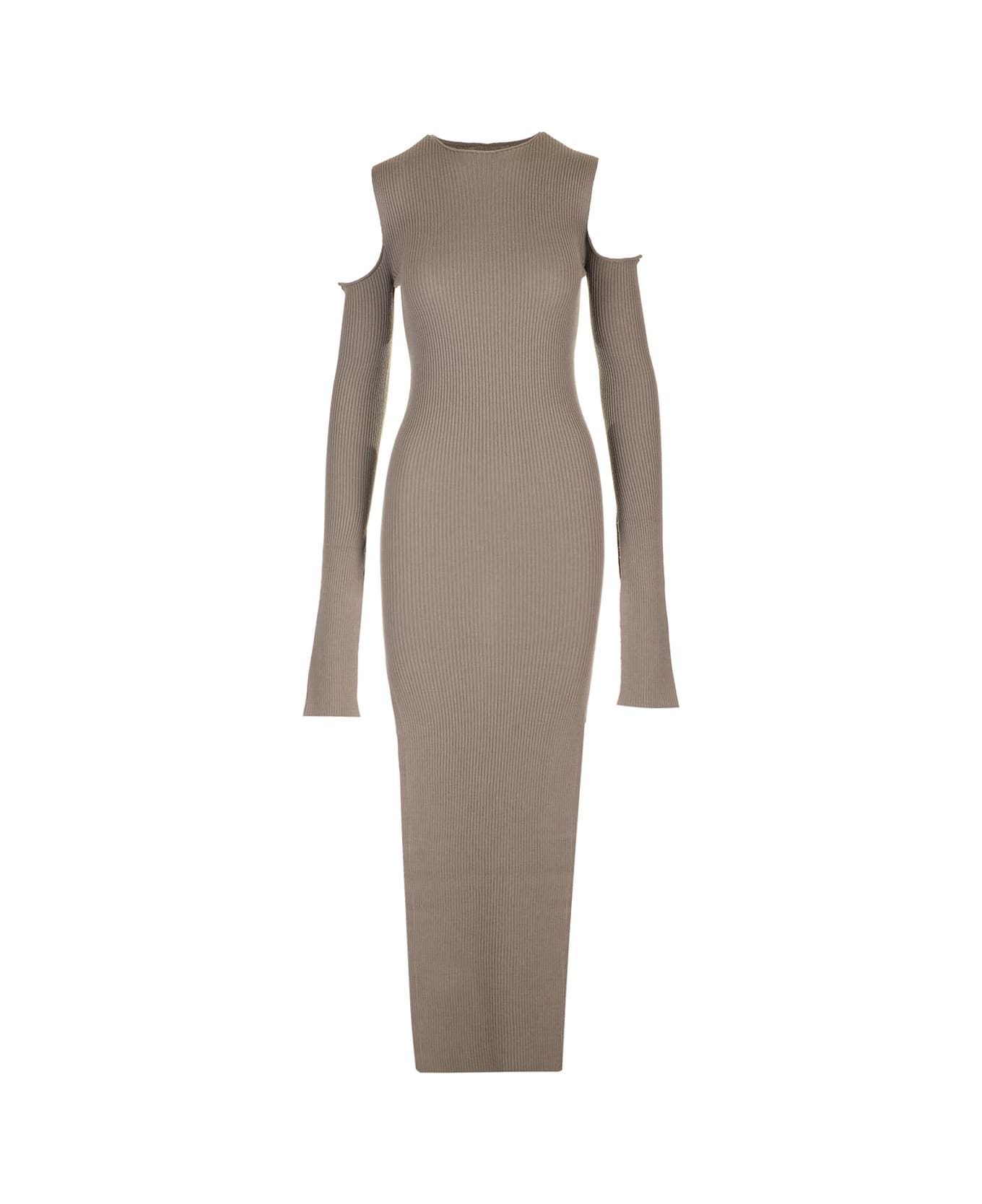 Rick Owens Fitted Dress - Dove Grey