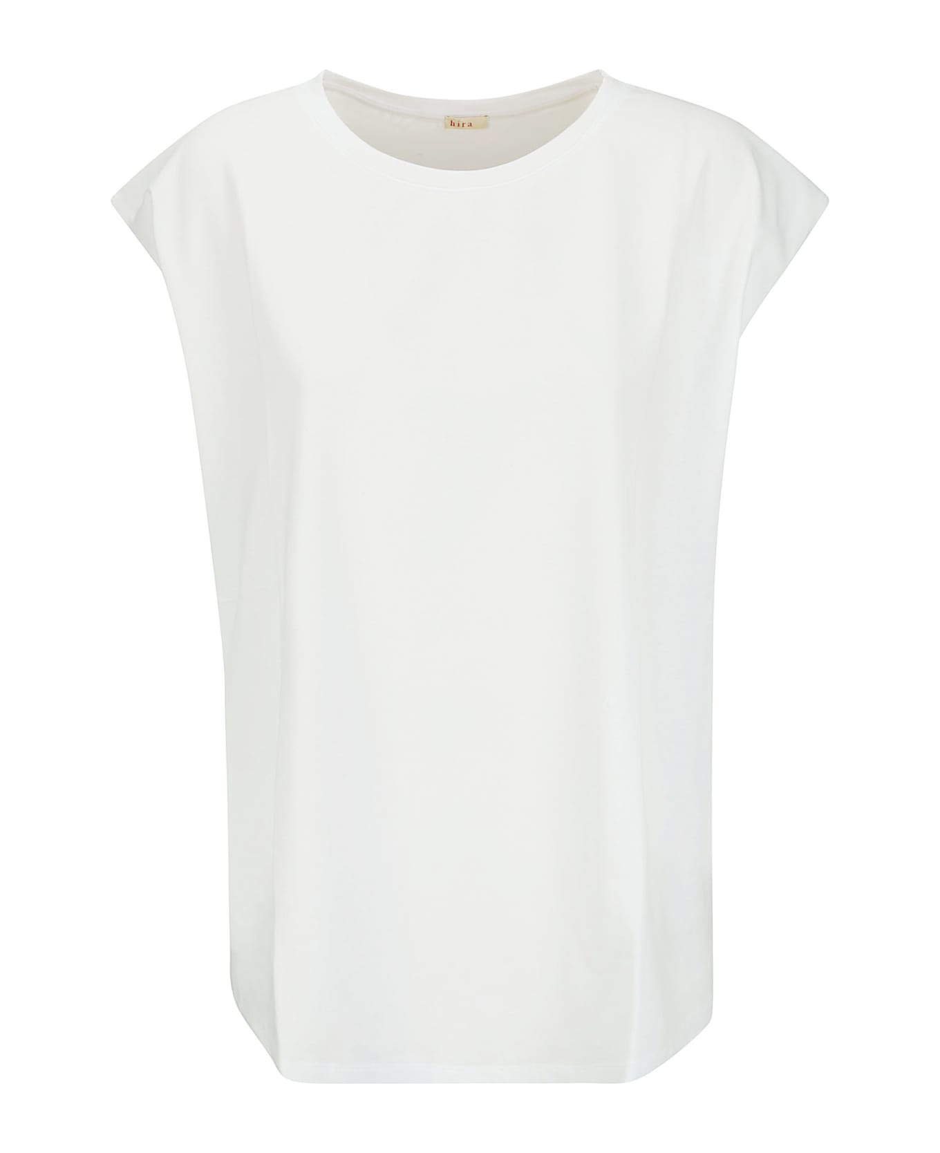 Hira Overall Cotton T-shirt - WHITE