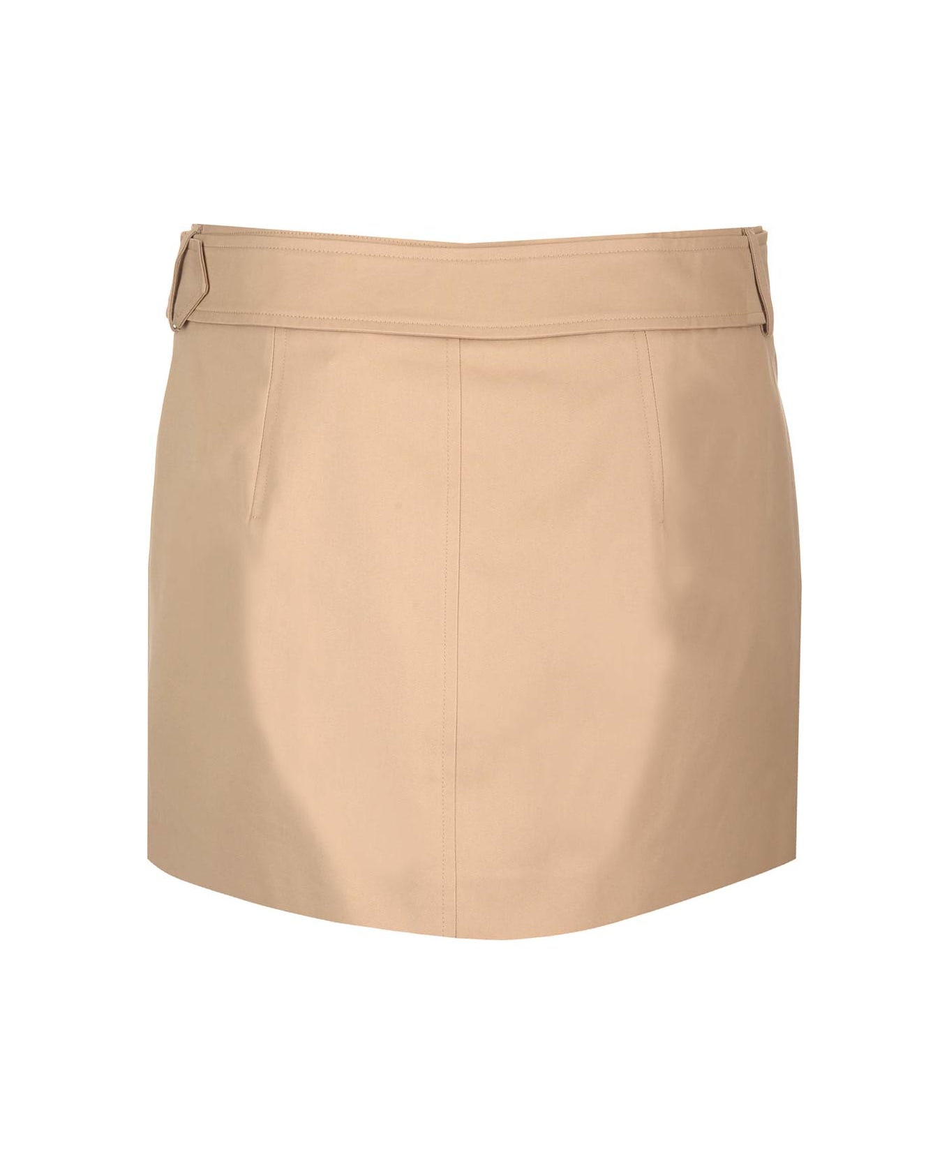 Burberry Trench-style Mini Skirt - Beige スカート