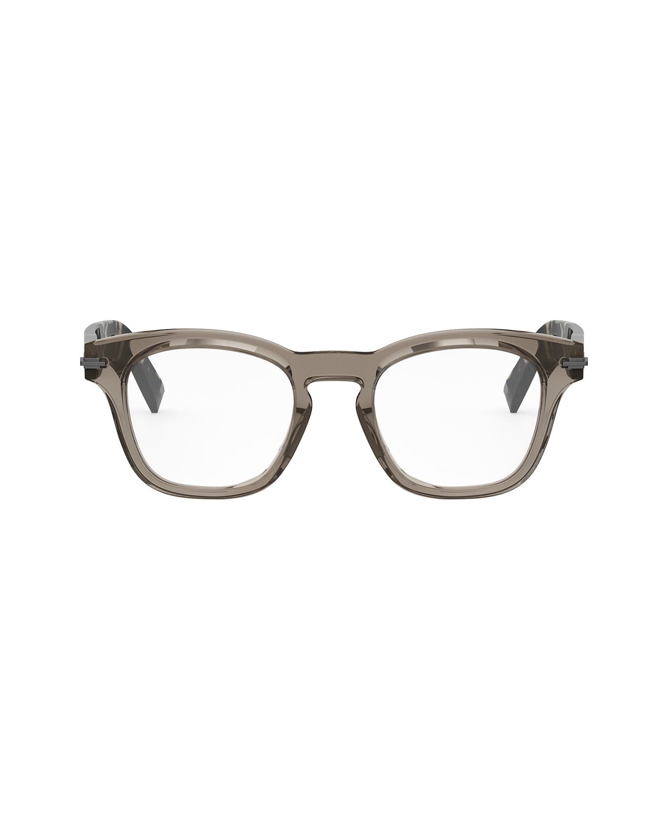 Dior blacksuito S21i 6400 Transparent Khaki Glasses - Beige アイウェア