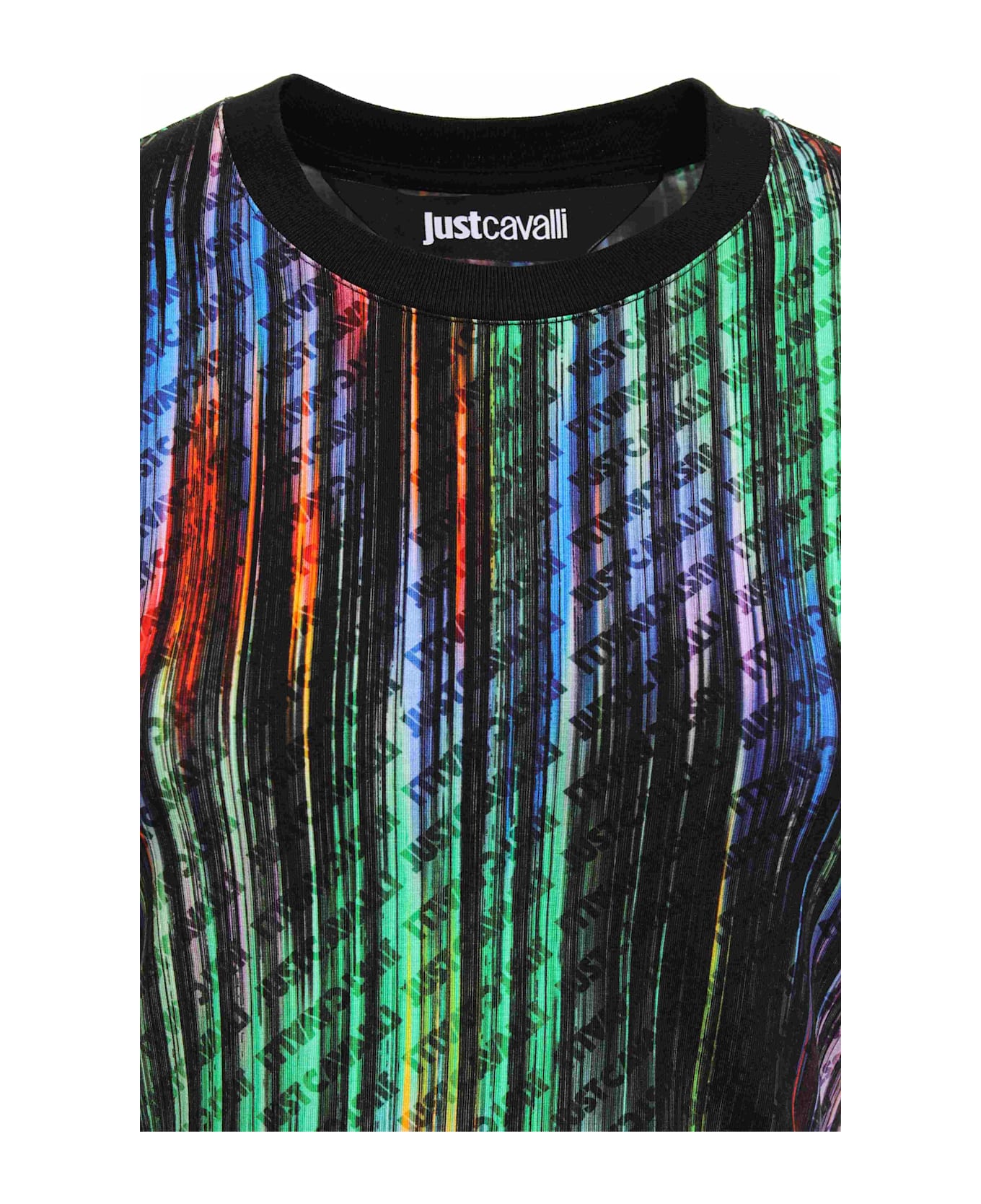 Just Cavalli Multicolour Short Sleeves T-shirt - MultiColour