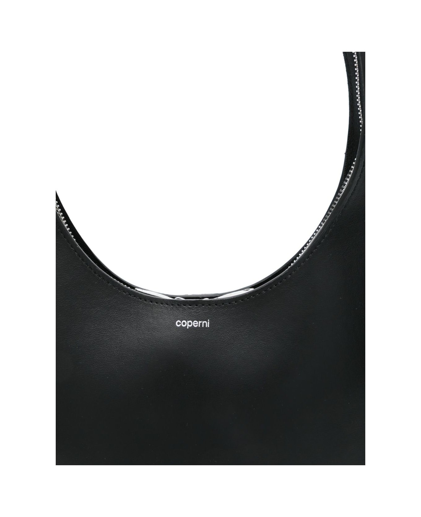 Coperni Swipe Leather Shoulder Bag - Black