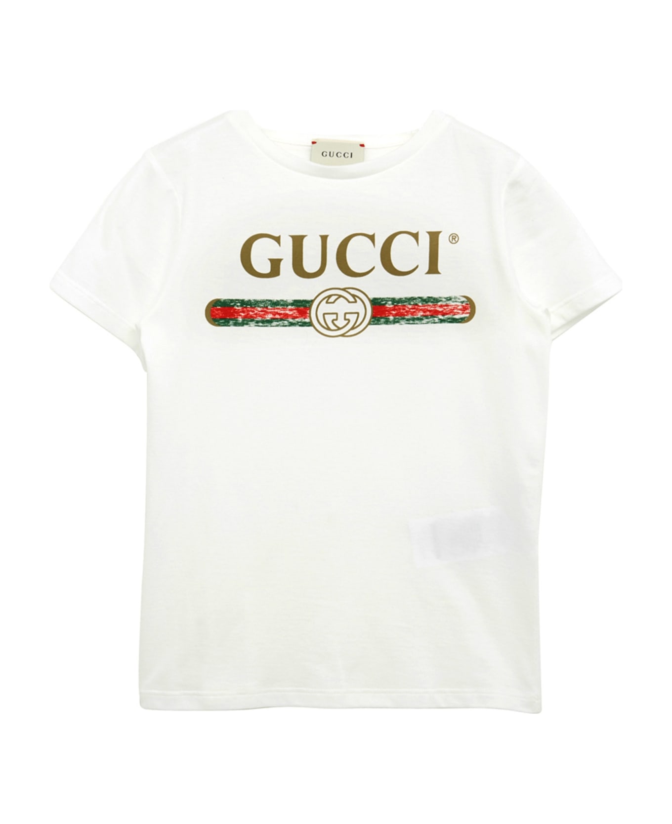 Gucci Logo Print T-shirt - White