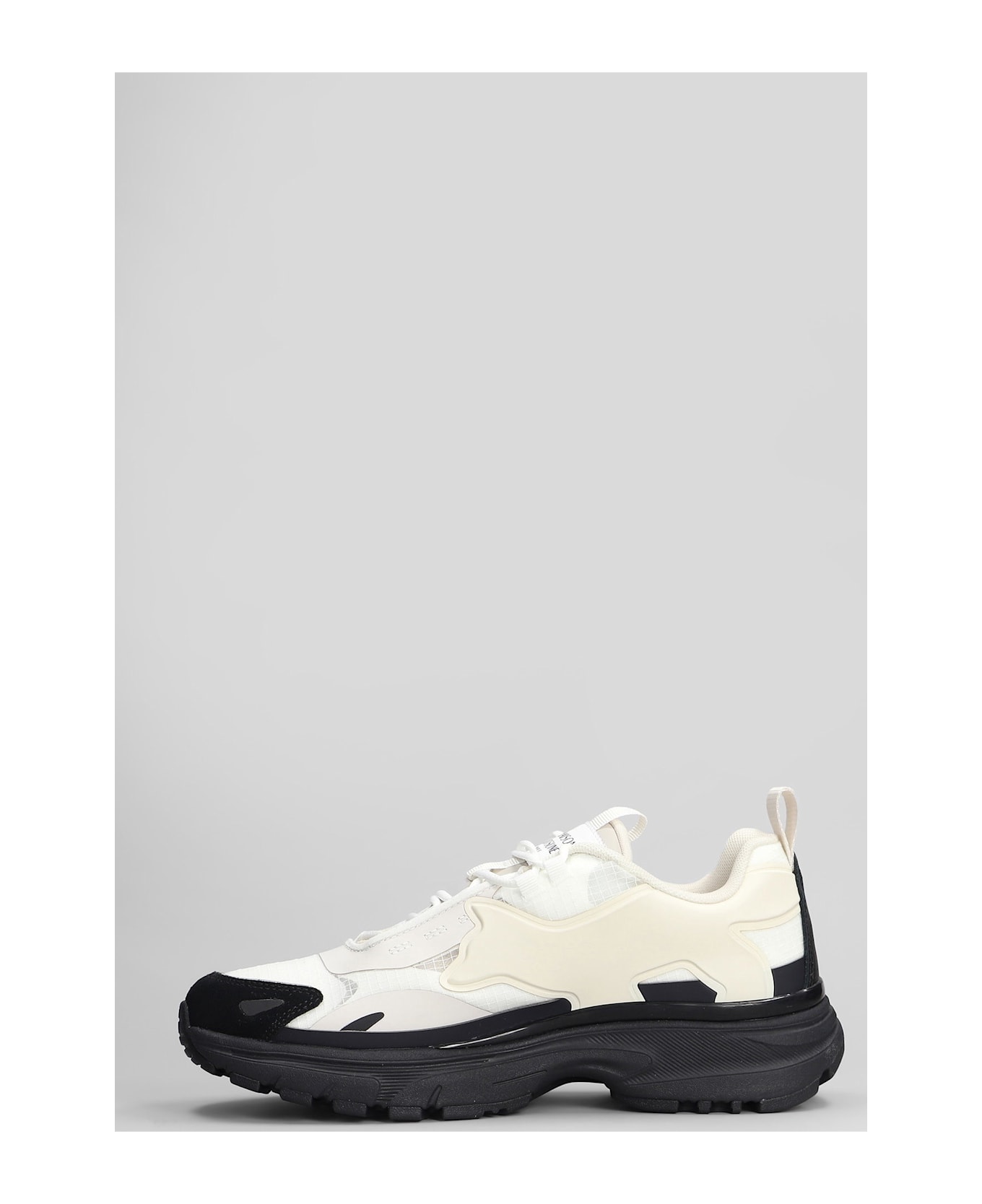 Maison Kitsuné Sora Runners Sneakers In Beige Polyester - beige