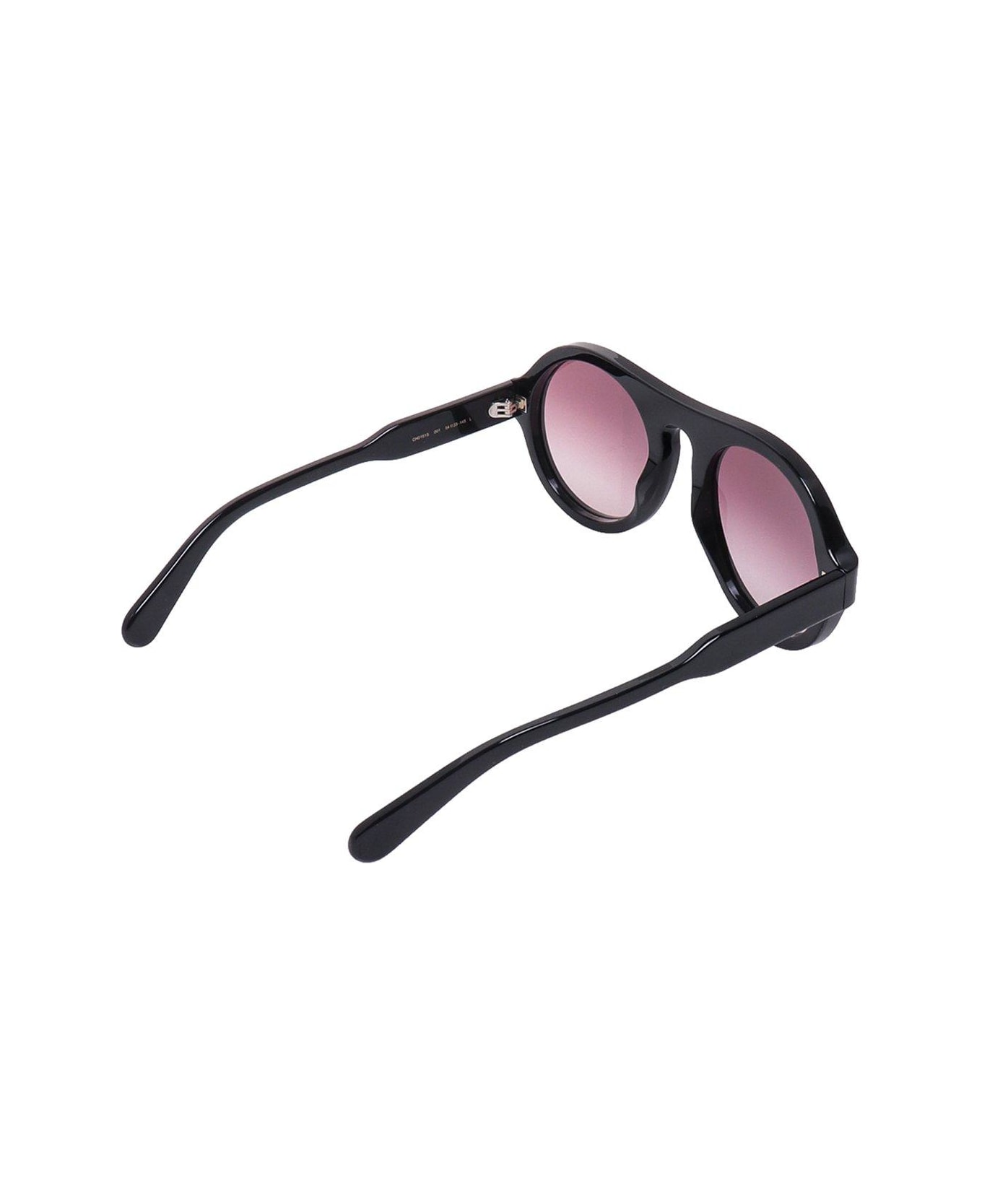 Chloé Eyewear Aviator Framed Sunglasses - 001 black black red